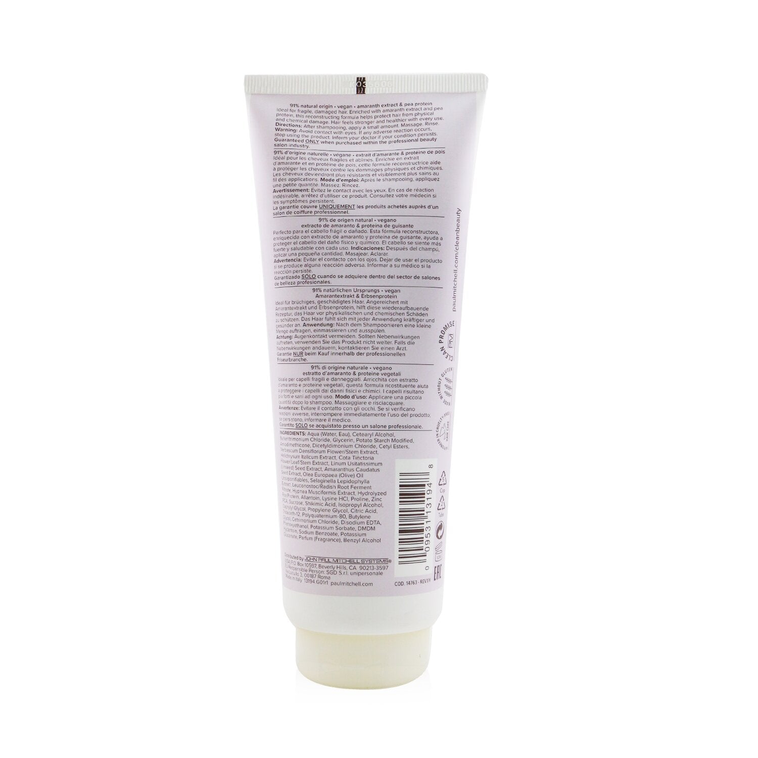 Paul Mitchell Clean Beauty Repair Conditioner 250ml/8.5oz