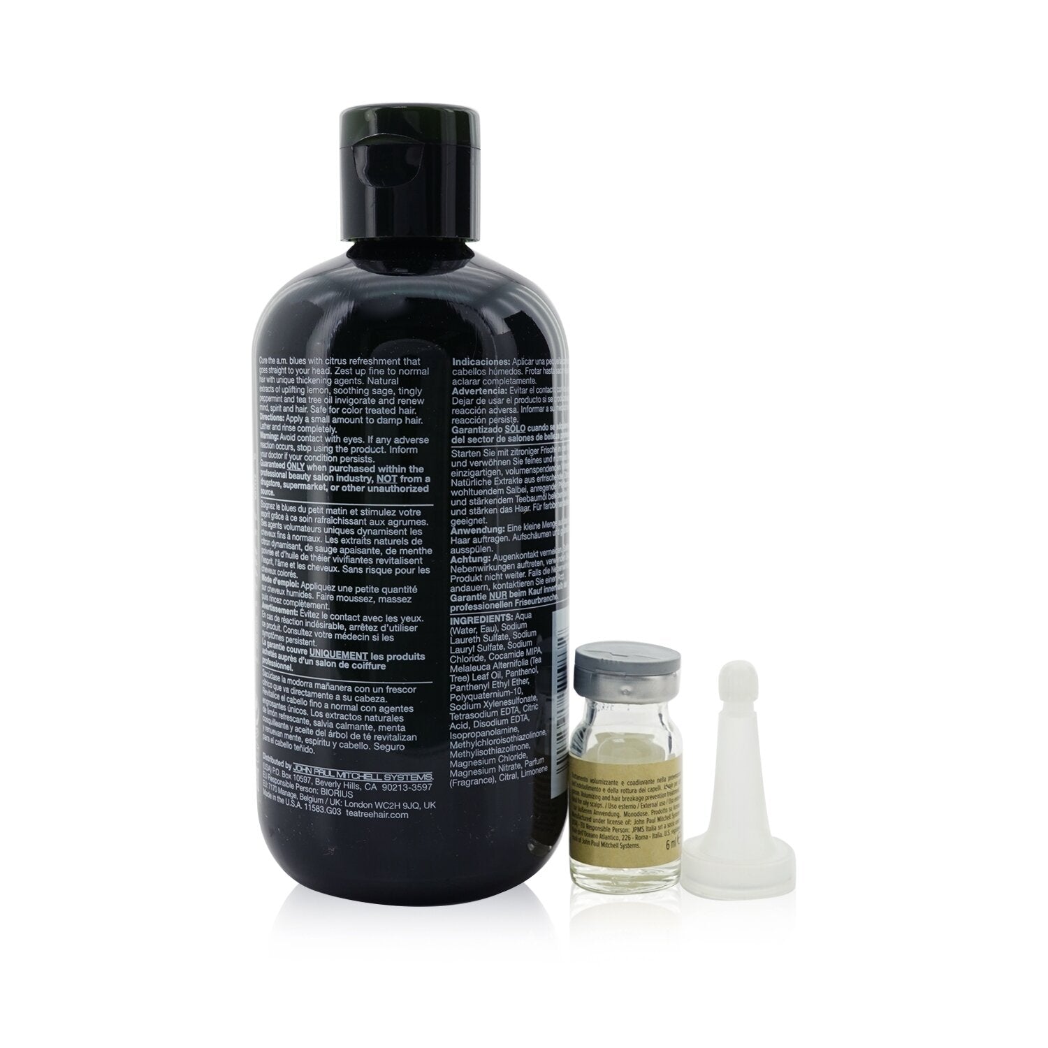 Paul Mitchell Tea Tree Lemon Sage Program Set: Shampoo 300ml + Hair Lotion 12x6m