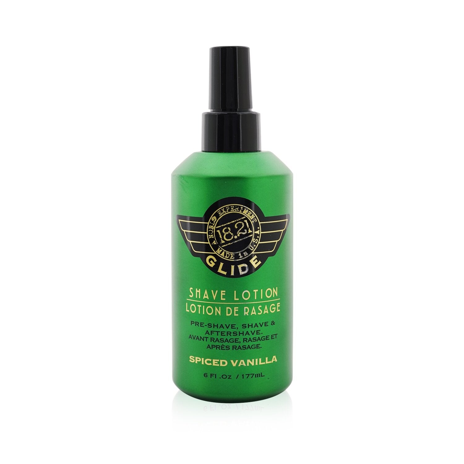 18.21 Man Made Shaving Glide - # Spiced Vanilla (For Any Skin + Any Razor) 177ml