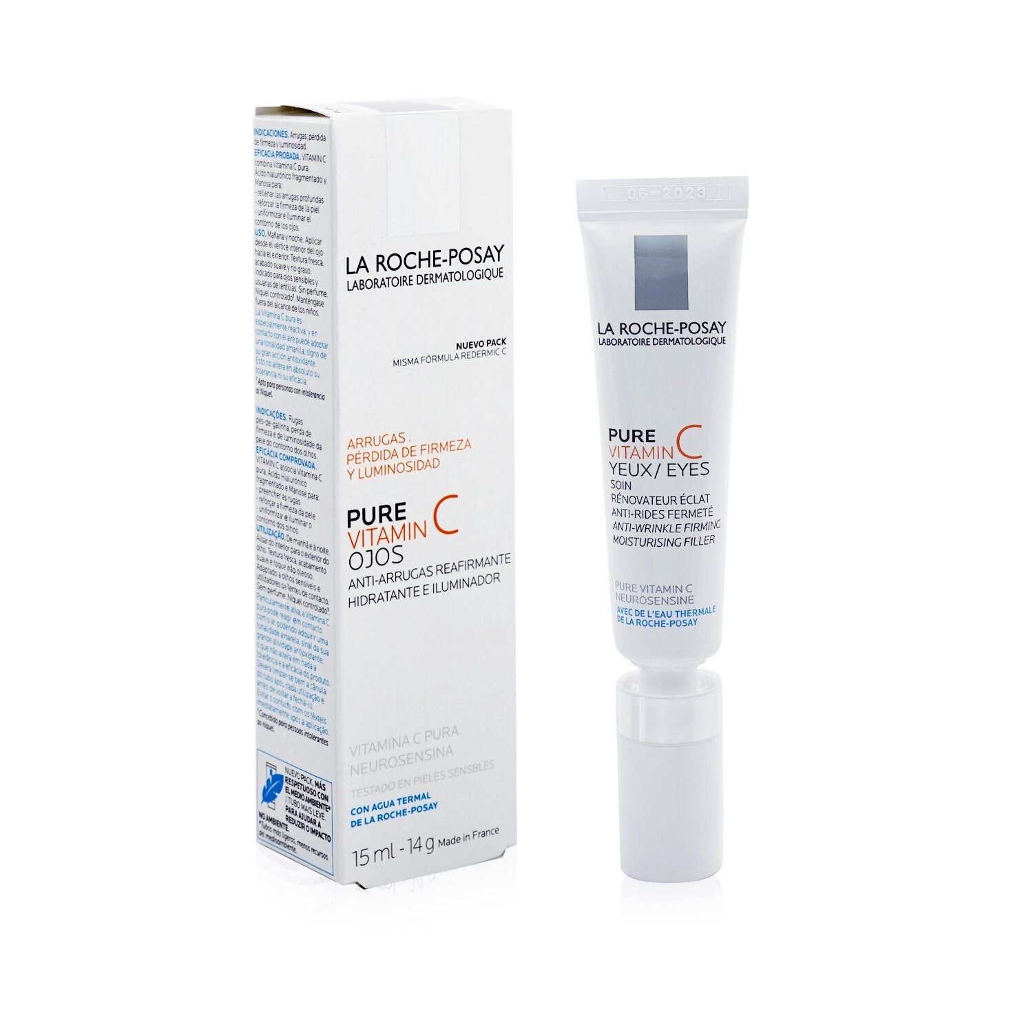 La Roche Posay Pure Vitamin C Eyes Anti-Wrinkle Firming Mositurising Filler 15ml