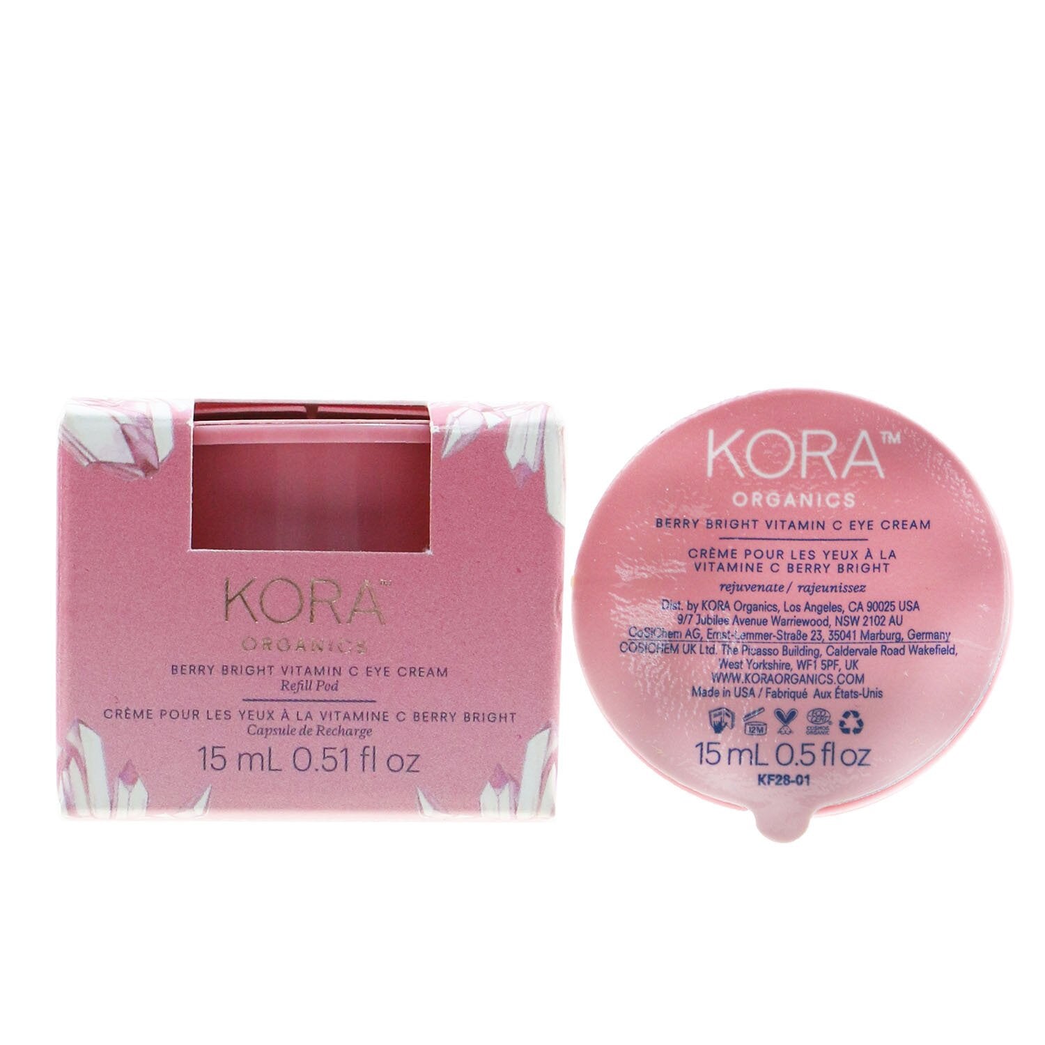 Kora Organics Berry Bright Vitamin C Eye Cream - Refill 15ml/0.5oz