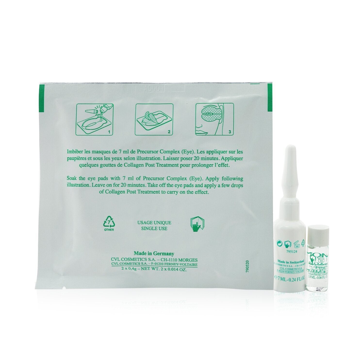 Valmont Eye Regenerating Mask: Collagen Eye Sheet + Precursor Complex + Collagen