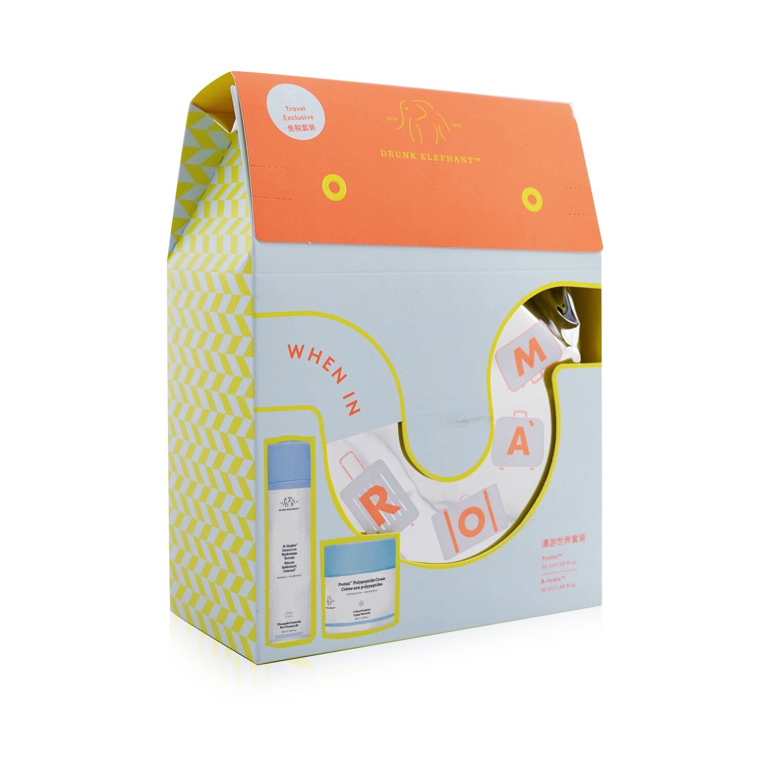 Drunk Elephant When In Roam Set: Protini Polypeptide Cream 50ml+ B-Hydra Intensi