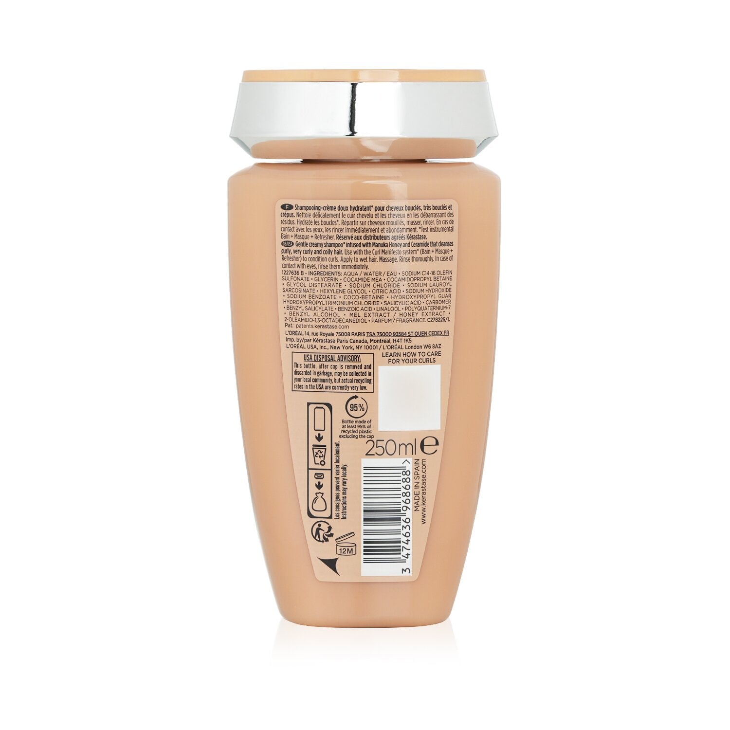 Kerastase Curl Manifesto Bain Hydratation Douceur Gentle Hydrating Creamy Shampo