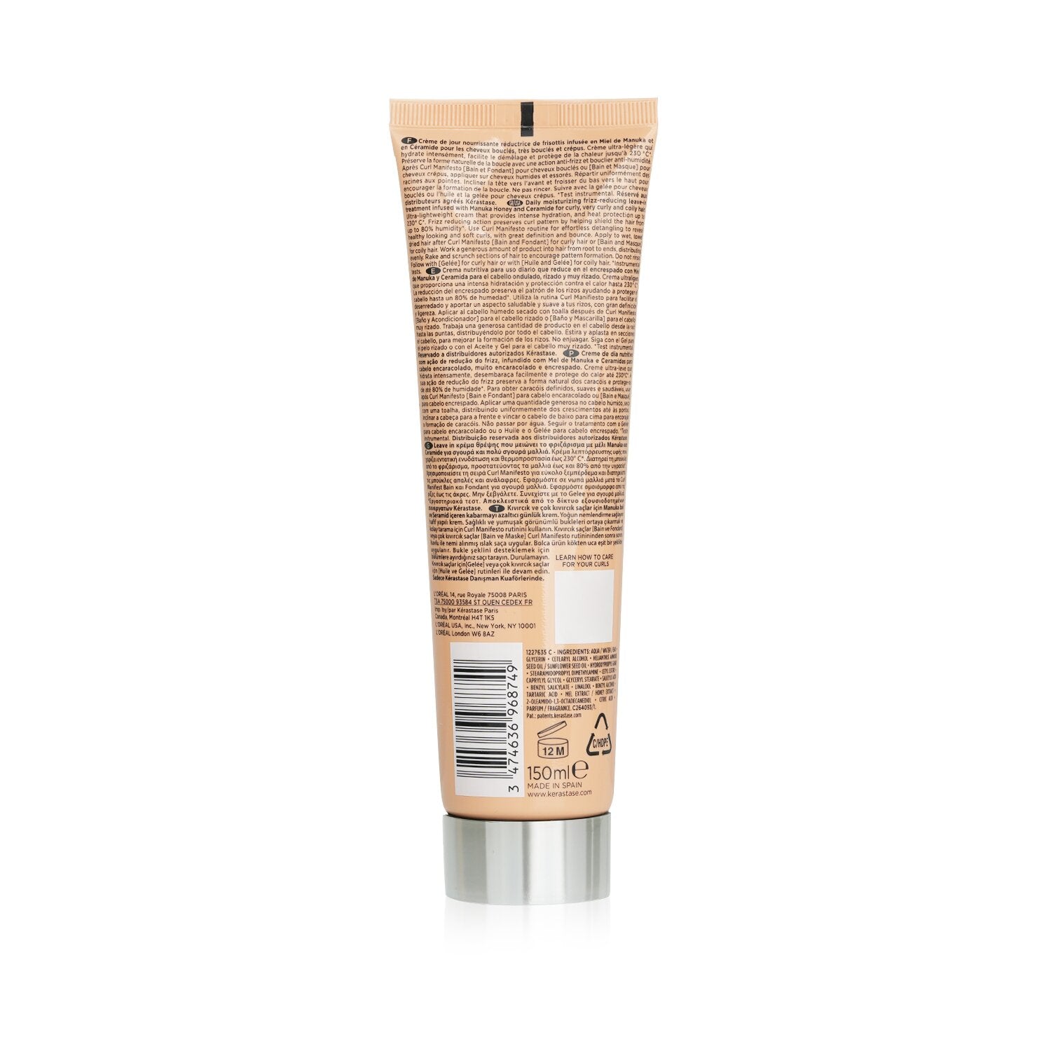 Kerastase Curl Manifesto Creme De Jour Fondamentale Hair Cream Daily Moisturizin