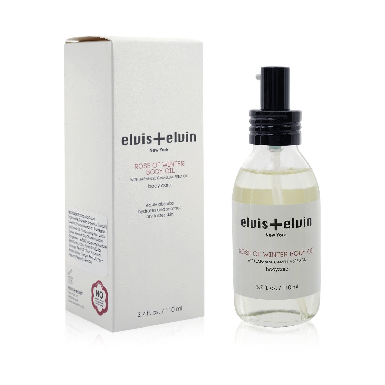 Elvis + Elvin Rose Of Winter Body Oil 110ml/3.7oz
