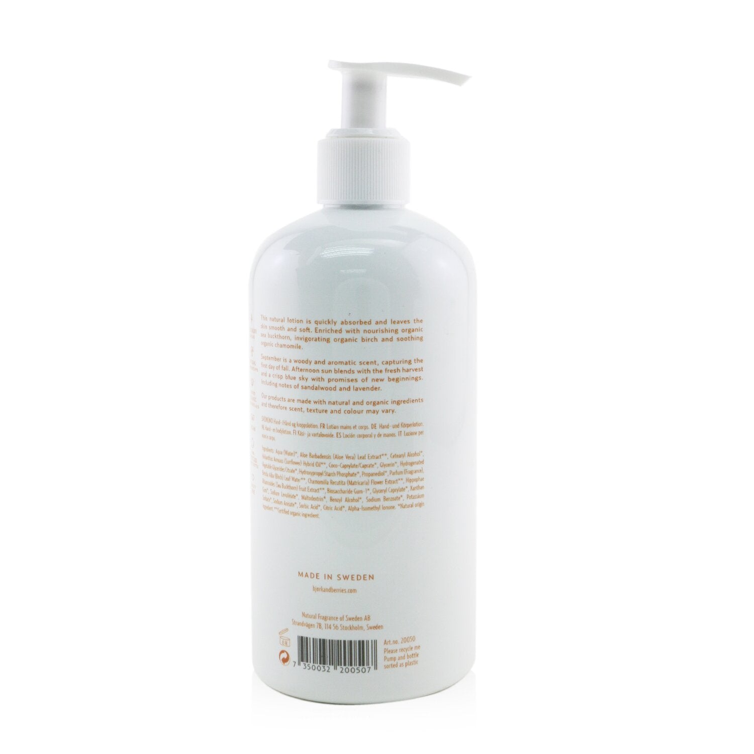 Bjork & Berries September Hand & Body Lotion 400ml/13.5oz