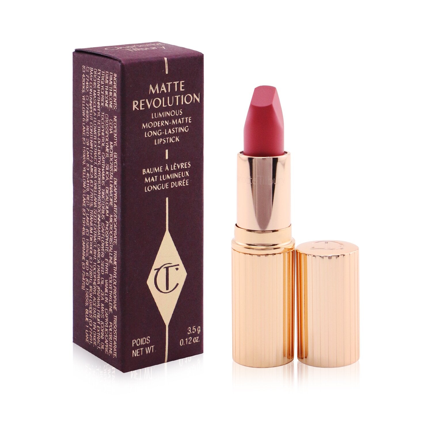 Charlotte Tilbury Matte Revolution - # Lost Cherry (Pastel Fuchsia Pink) 3.5g/0.