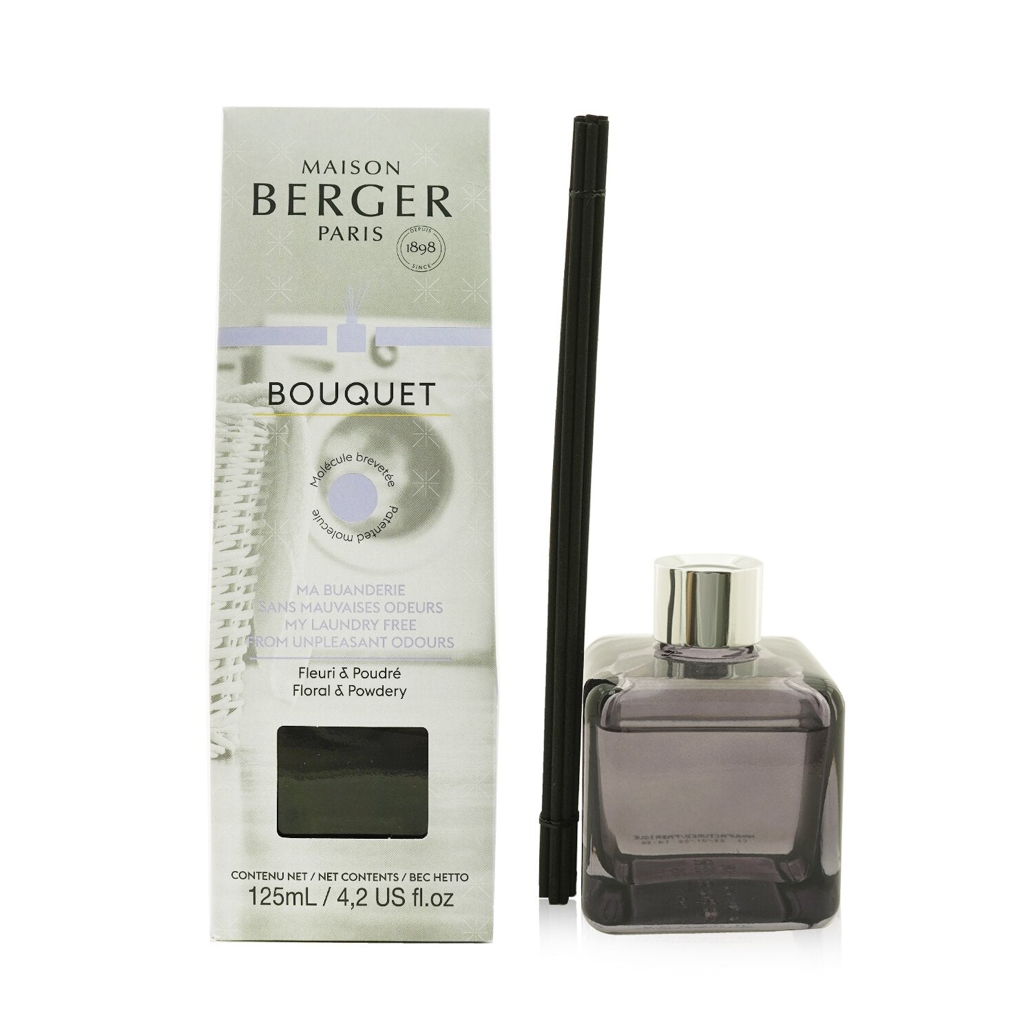 Lampe Berger (Maison Berger Paris) Functional Cube Scented Bouquet - My Laundry