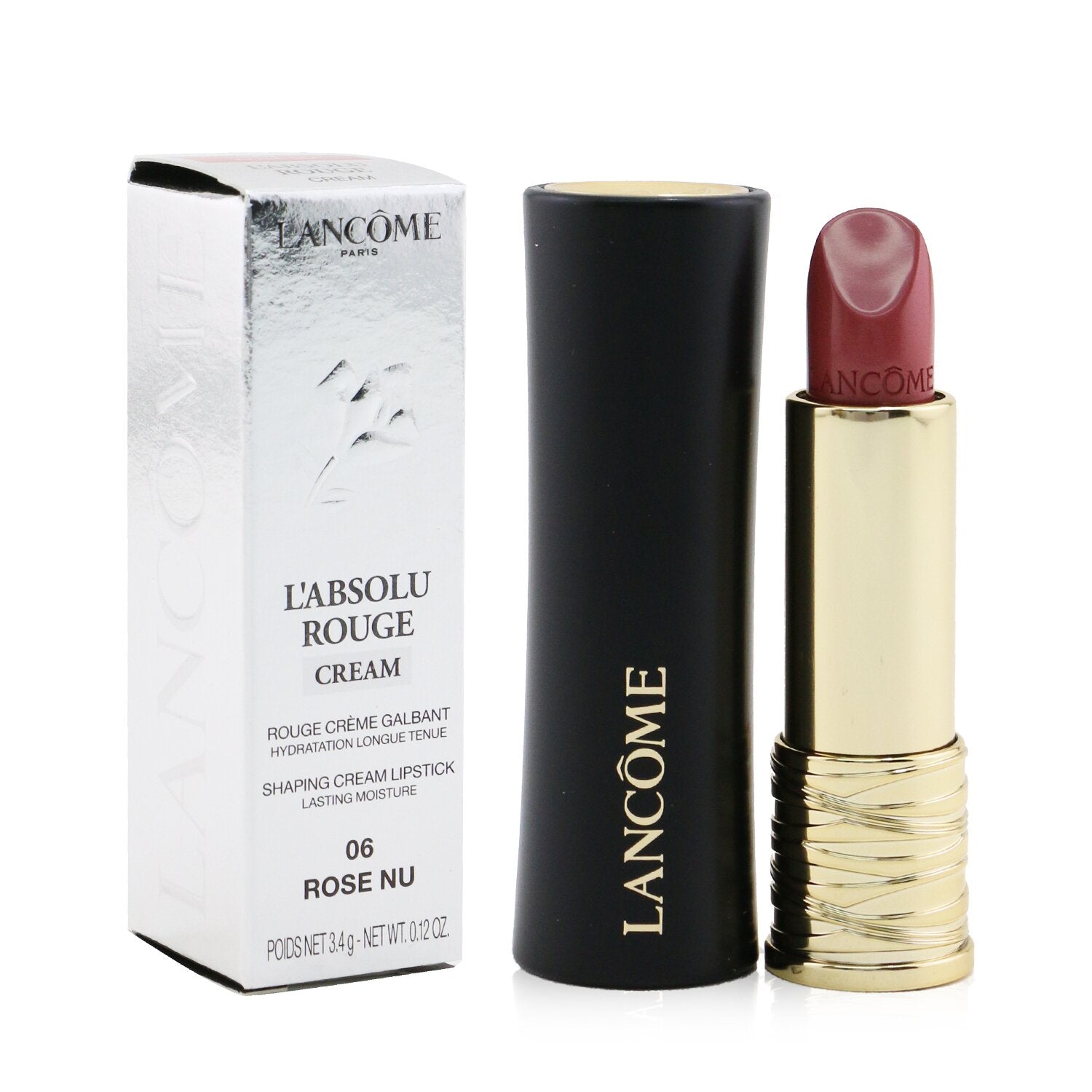 Lancome L'Absolu Rouge Cream Lipstick - # 06 Rose Nu 3.4g/0.12oz