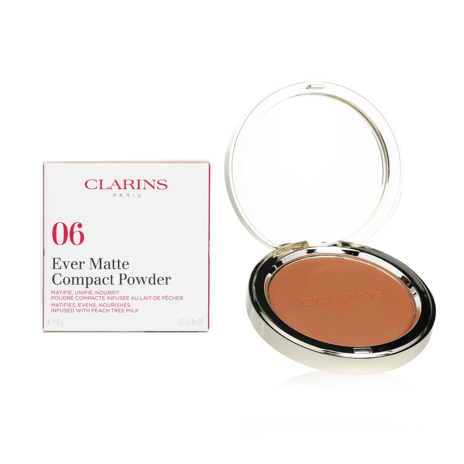 Clarins Ever Matte Compact Powder - # 06 Deep 10g/0.3oz