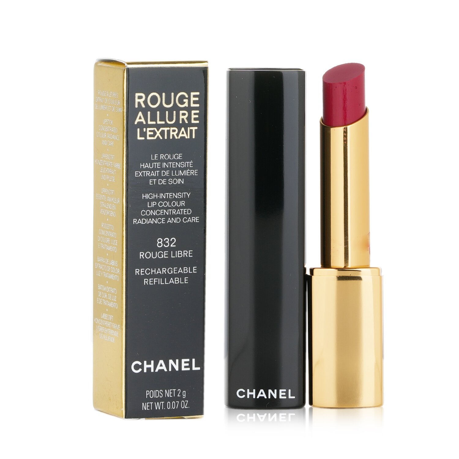 Chanel Rouge Allure L’extrait Lipstick - # 832 Rouge Libre 2g/0.07oz