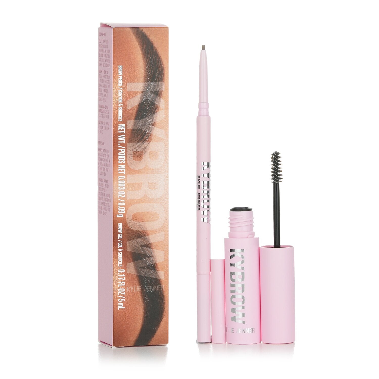 Kylie By Kylie Jenner KyBrow Kit: Brow Gel 5ml + Brow Pencil 0.09g - # 005 Deep