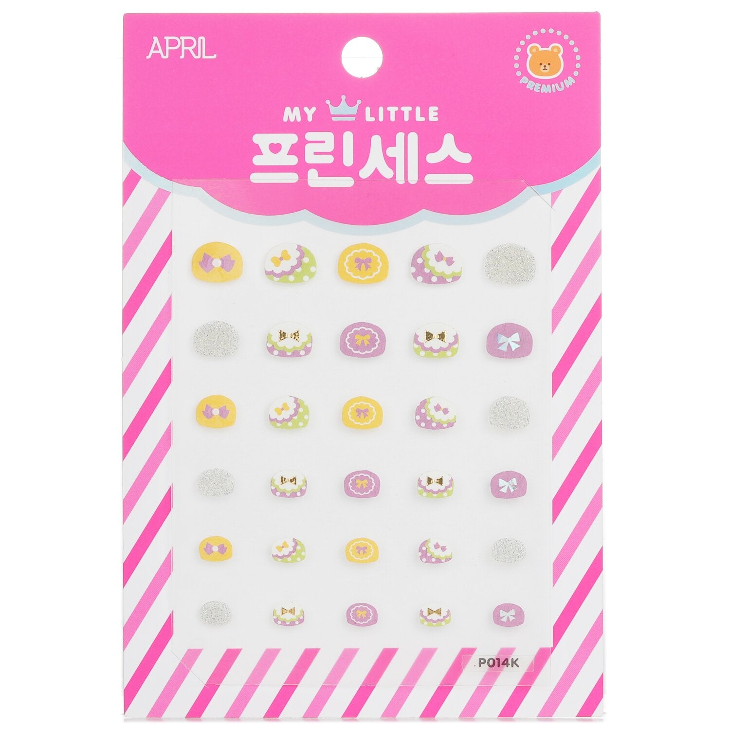 April Korea Princess Kids Nail Sticker - # P014K  1pack