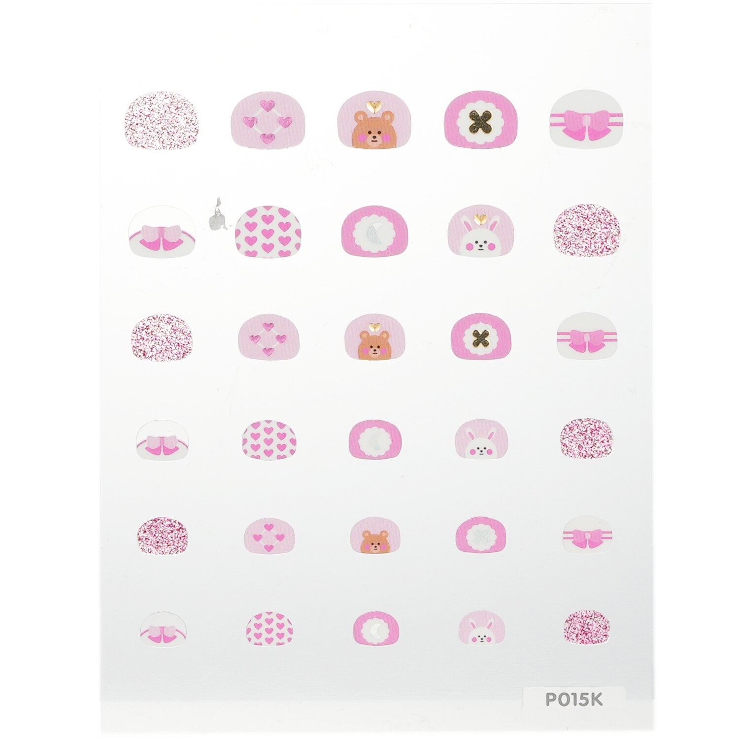 April Korea Princess Kids Nail Sticker - # P015K  1pack