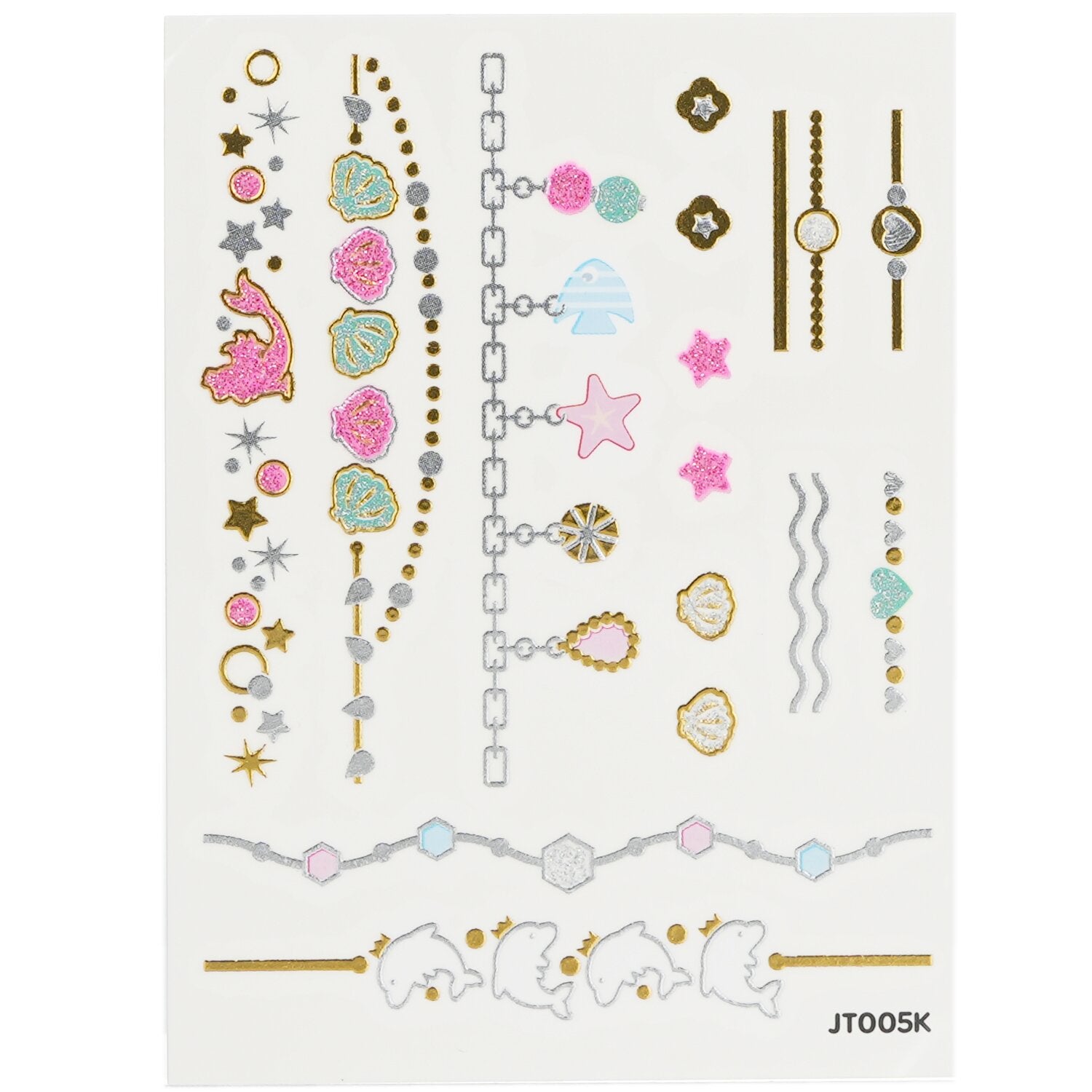 April Korea Princess Jewel Body Sticker - # JT005K  1pc