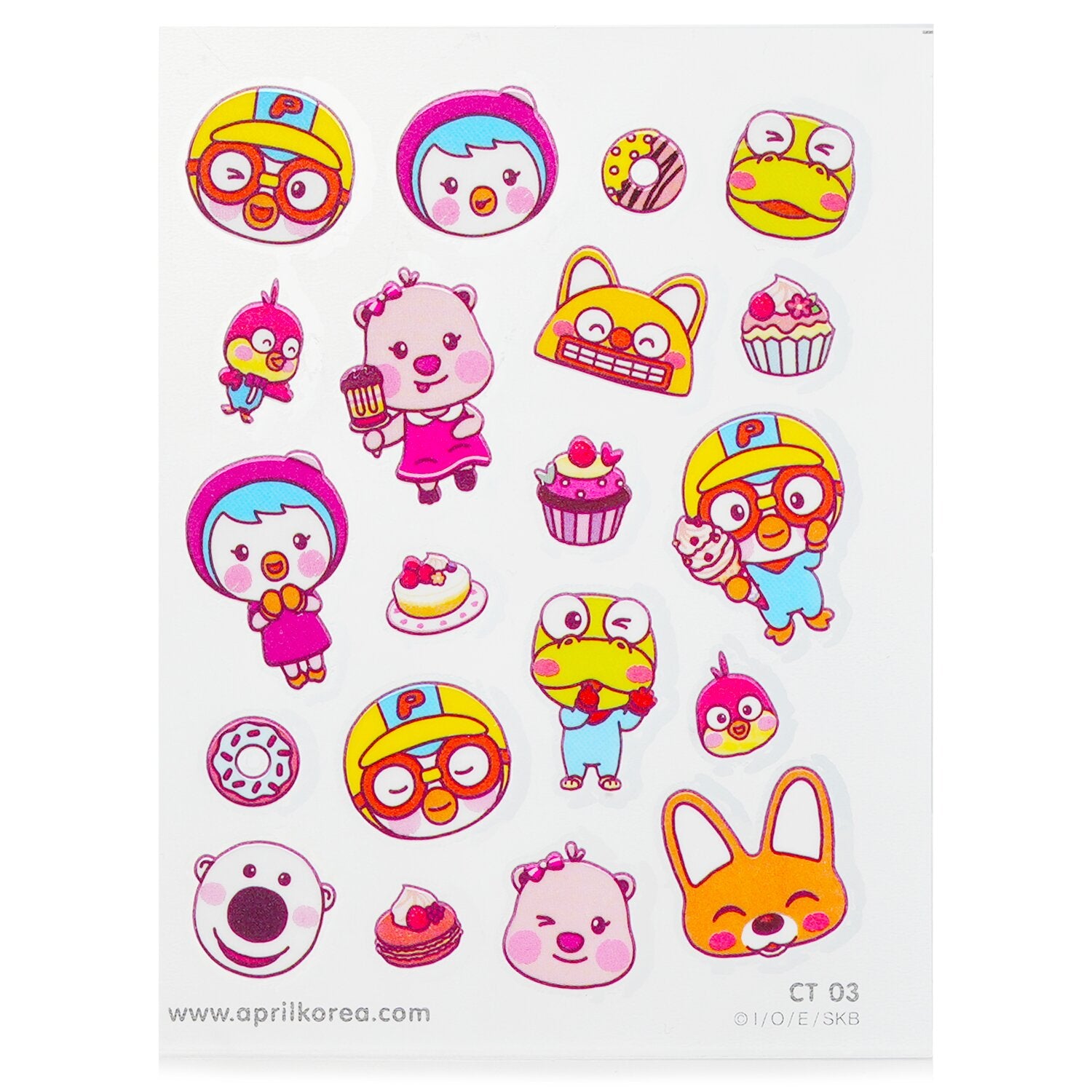 April Korea Pororo Body Sticker - # CT03  1pc