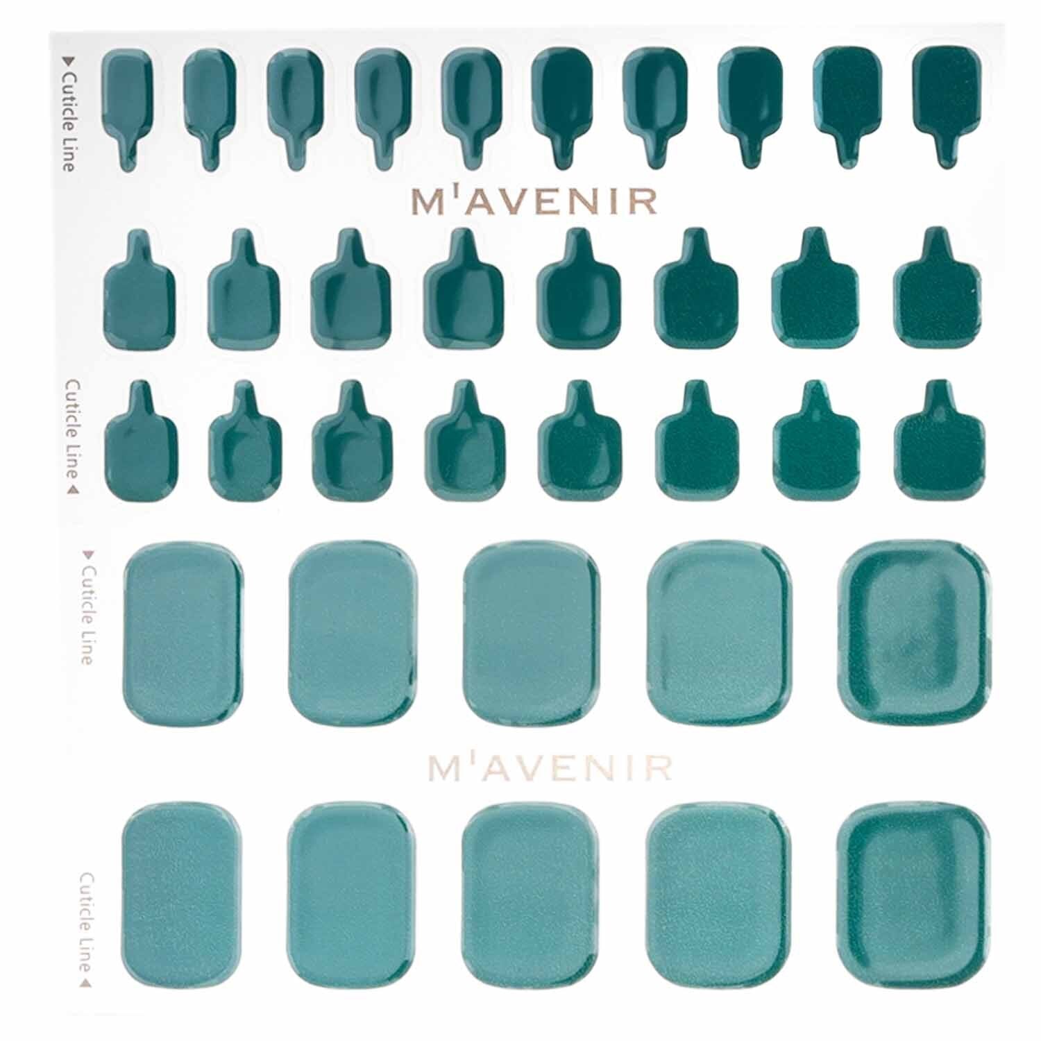 Mavenir Nail Sticker (Green) - # Vintage Mint Pedi  36pcs