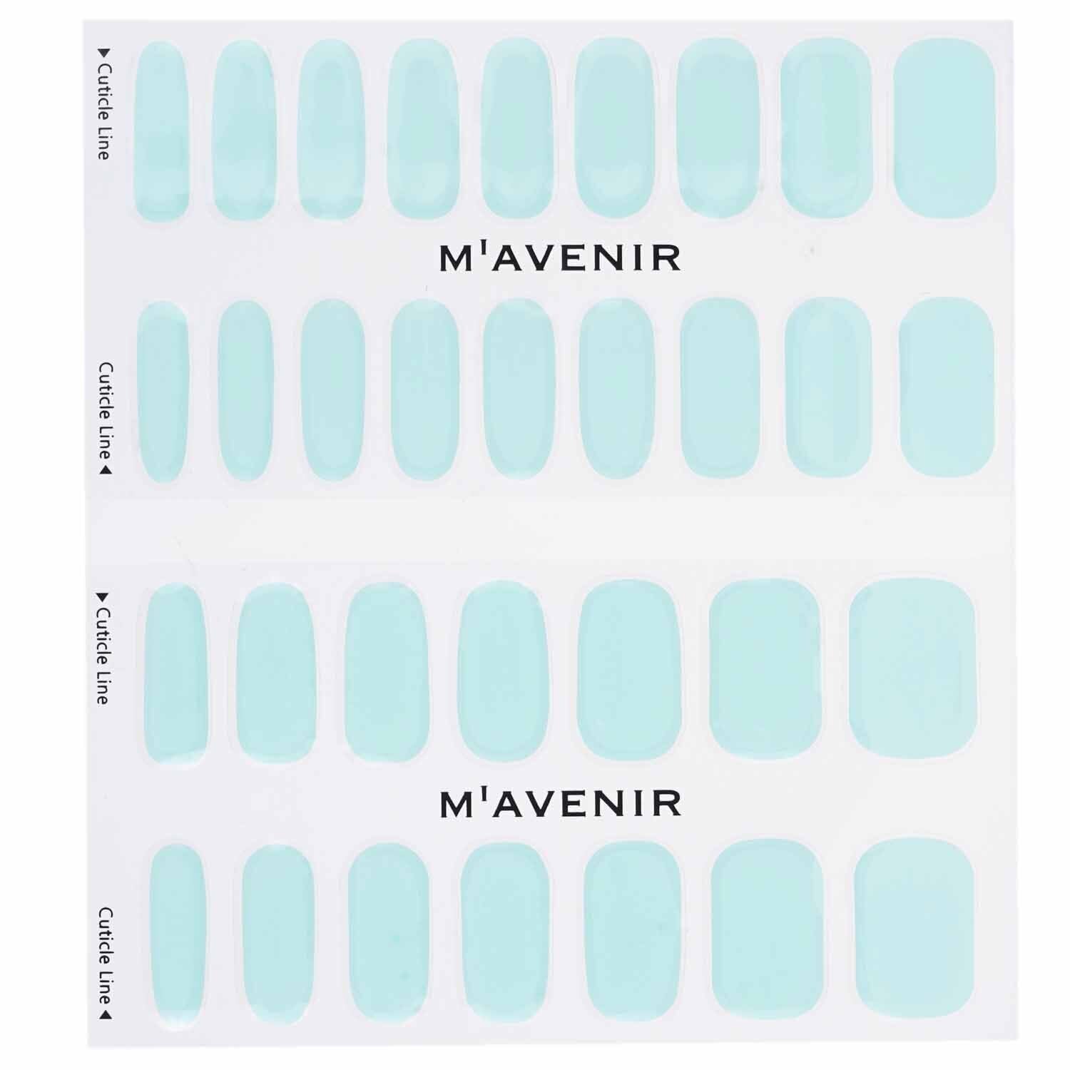 Mavenir Nail Sticker (Blue) - # Aqua Garden Nail  32pcs