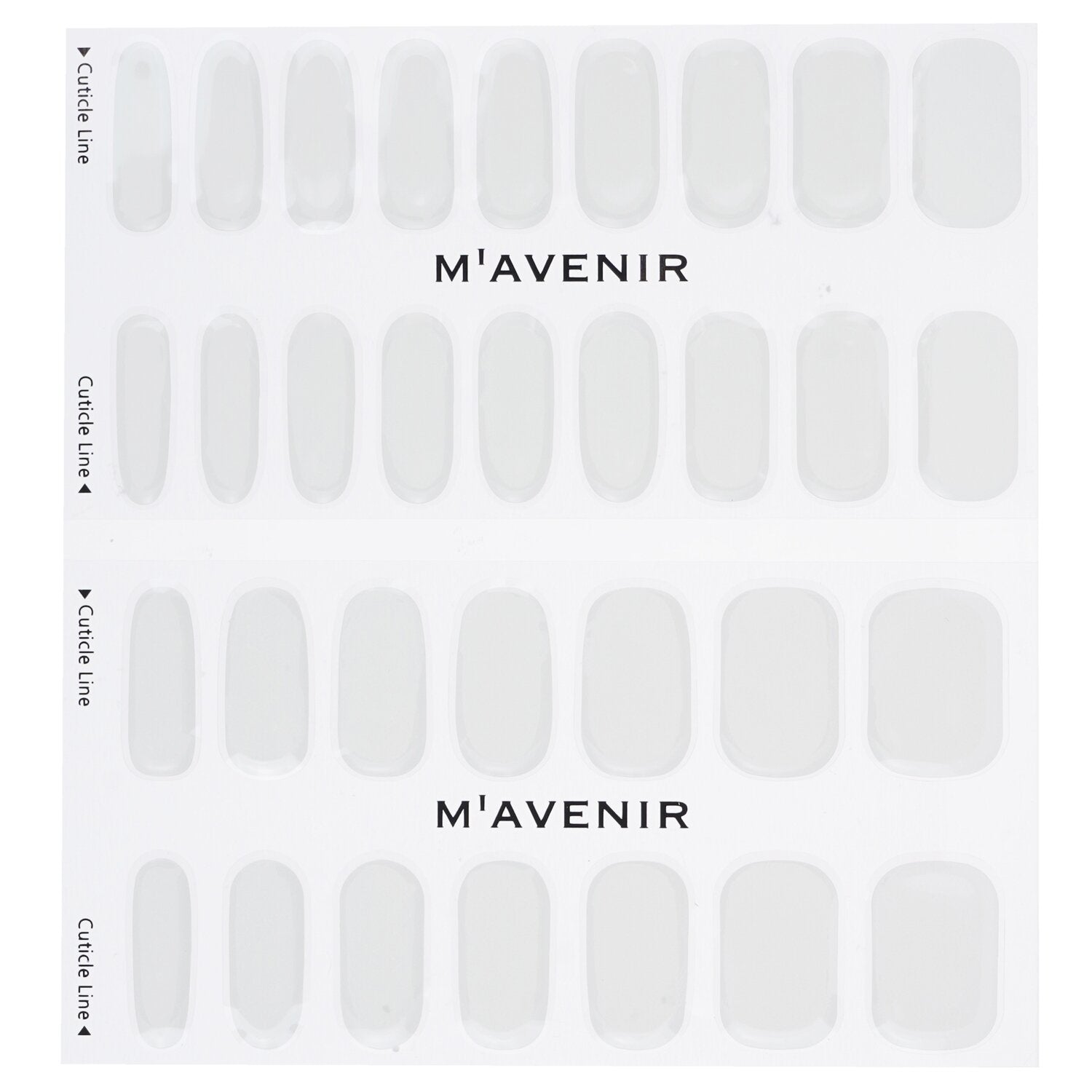 Mavenir Nail Sticker (White) - # Modernie Nail  32pcs