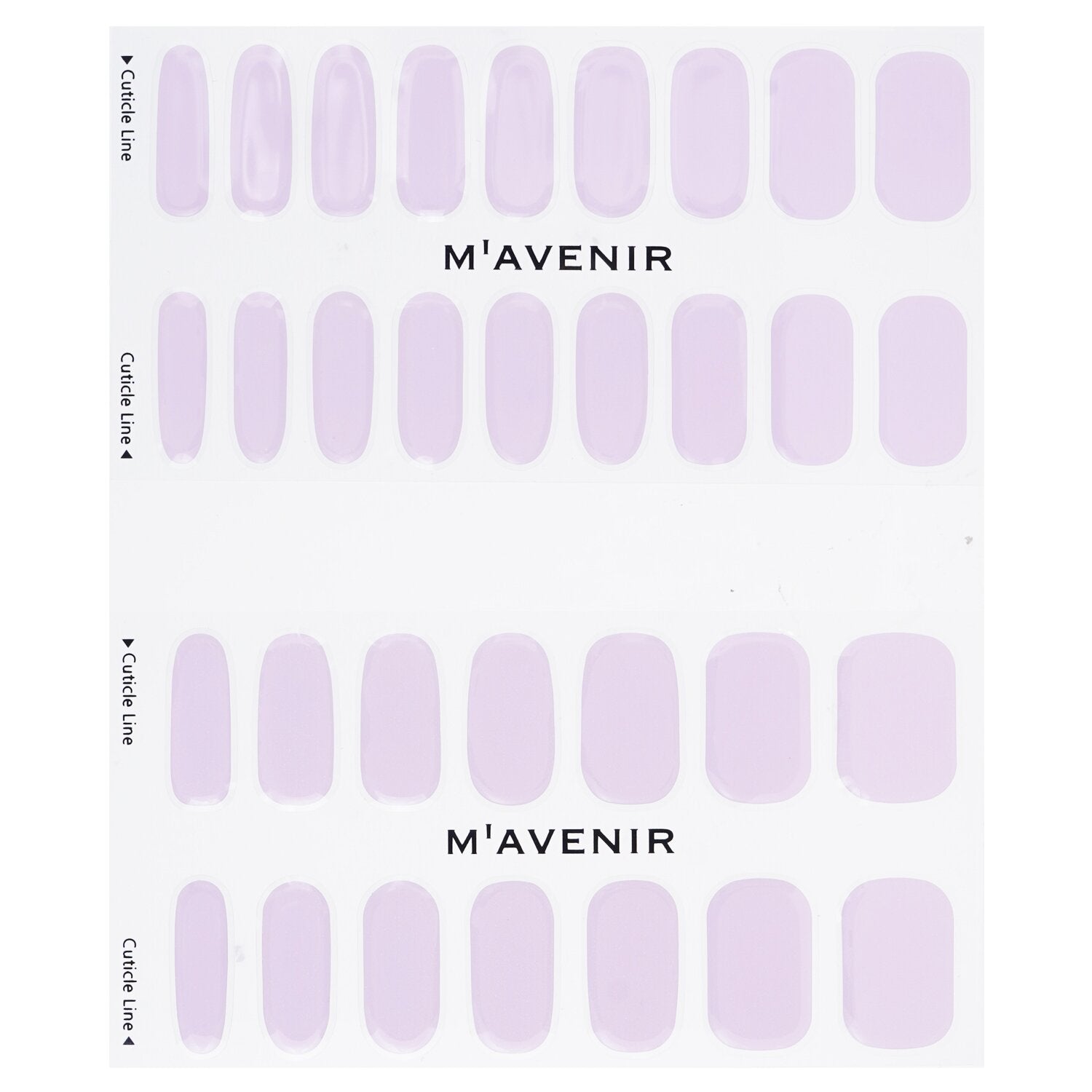 Mavenir Nail Sticker (Purple) - # Mystic Purple Nail  32pcs