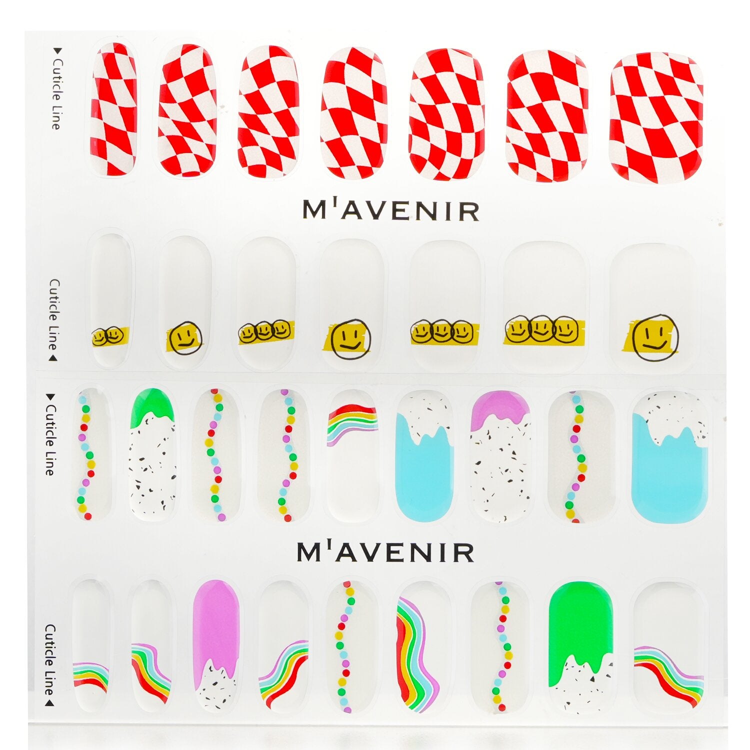 Mavenir Nail Sticker (Patterned) - # Odd Land Nail  32pcs