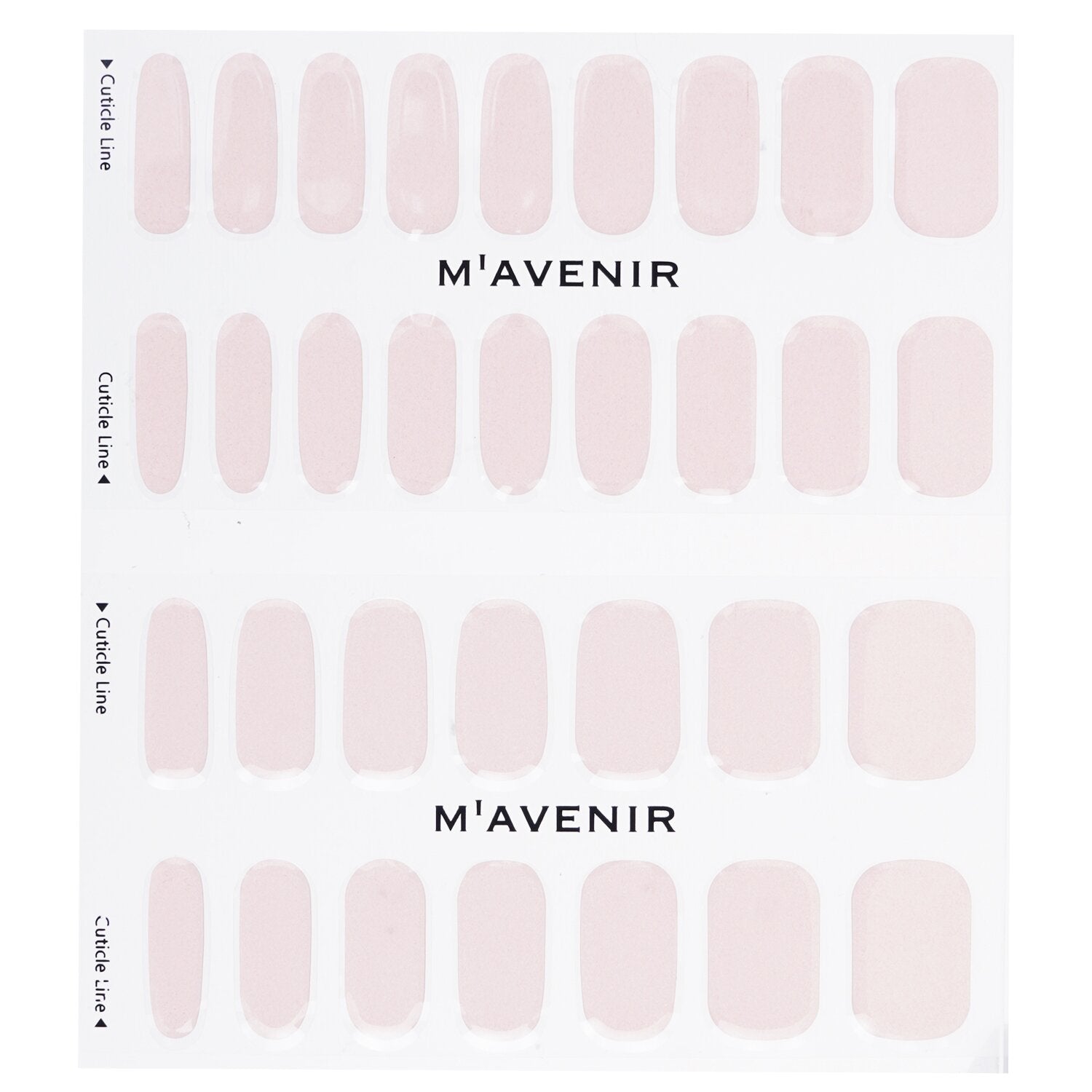 Mavenir Nail Sticker (Pink) - # Salmon Rose Nail  32pcs