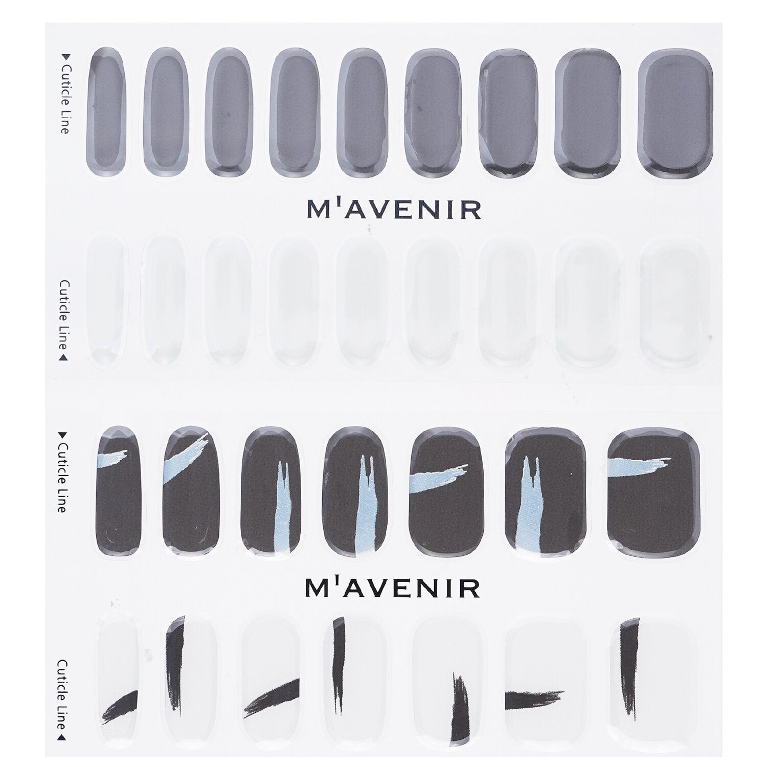 Mavenir Nail Sticker (Assorted Colour) - # Wild Nail  32pcs