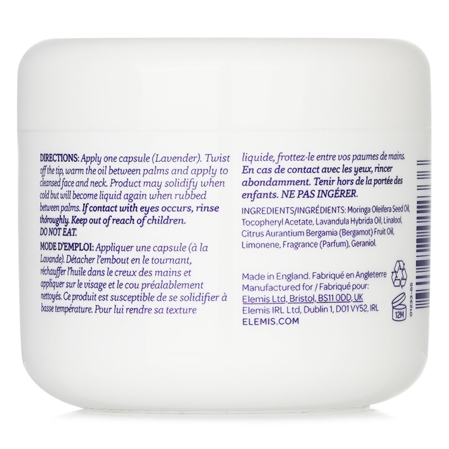 Elemis Cellular Recovery Skin Bliss Capsules (Salon Size) - Lavender 012336  100