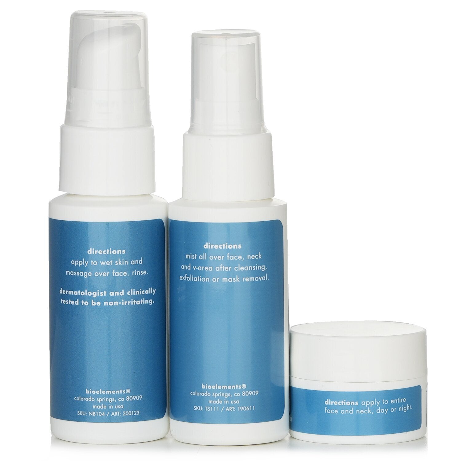 Bioelements 3-Step Mini Starter For Oily Skin set  3pcs