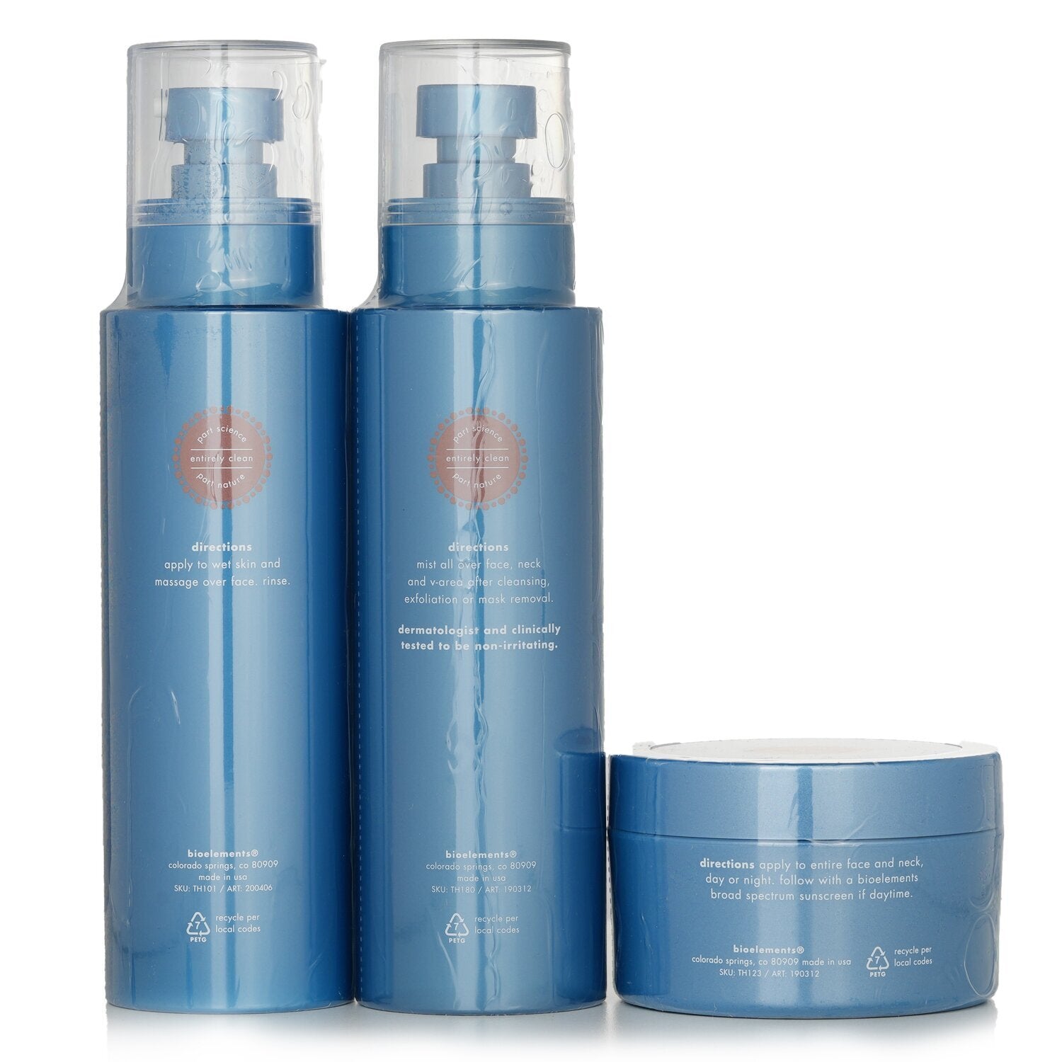 Bioelements 3-Step Starter For Dry Skin Set  3pcs