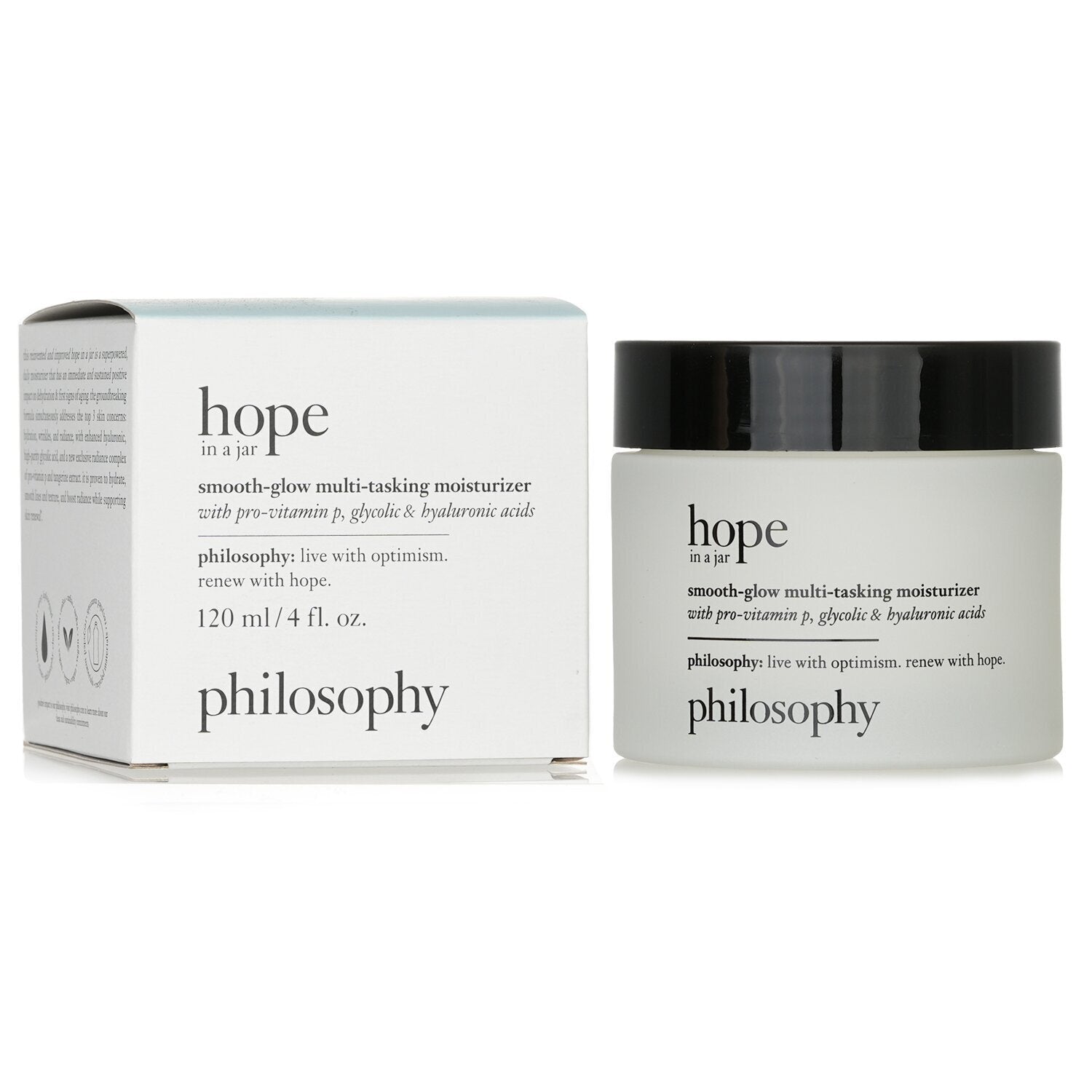 Philosophy Hope In A Jar Smooth-glow Multi-tasking Moisturizer  120ml/4oz