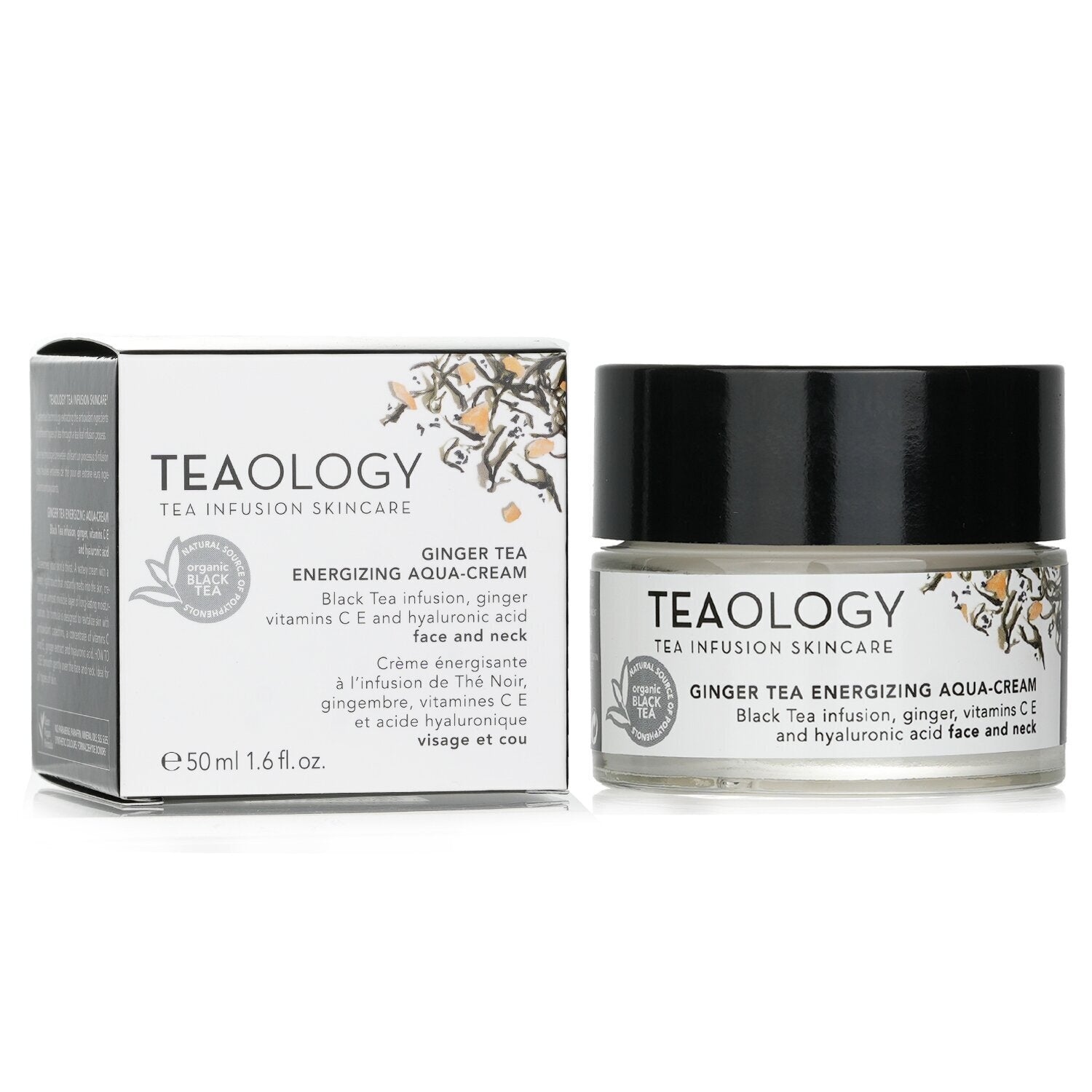 Teaology Ginger Tea Energizing Aqua Cream  50ml/1.6oz