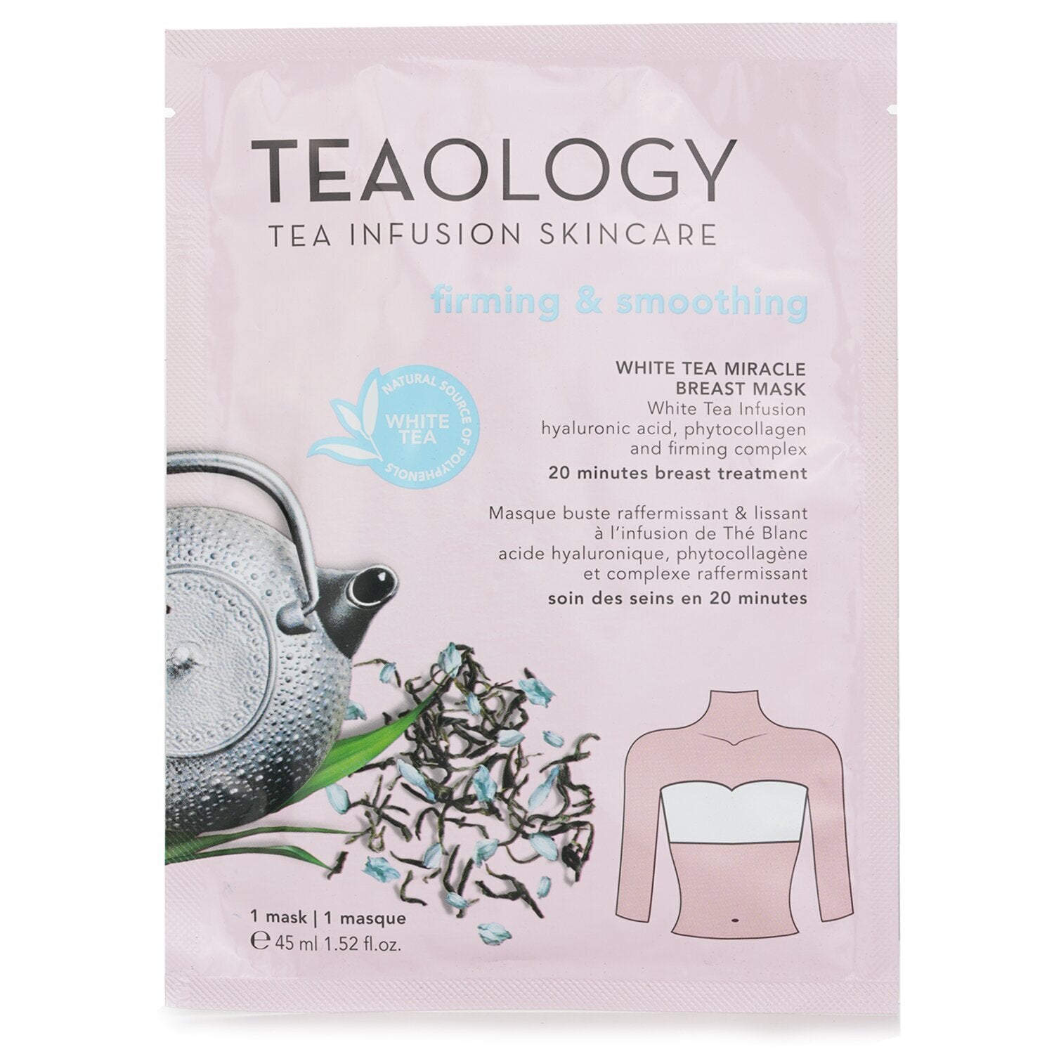 Teaology White Tea Miracle Breast Firming & Smoothing Mask  45ml/1.52oz