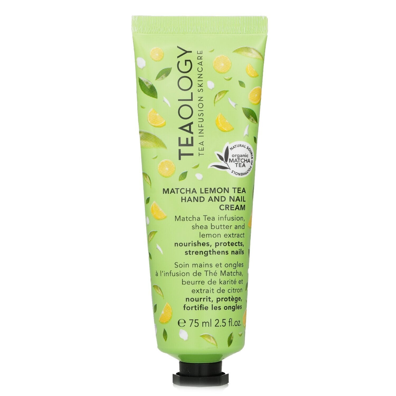 Teaology Matcha Lemon Tea Hand & Nail Cream  75ml/2.5oz