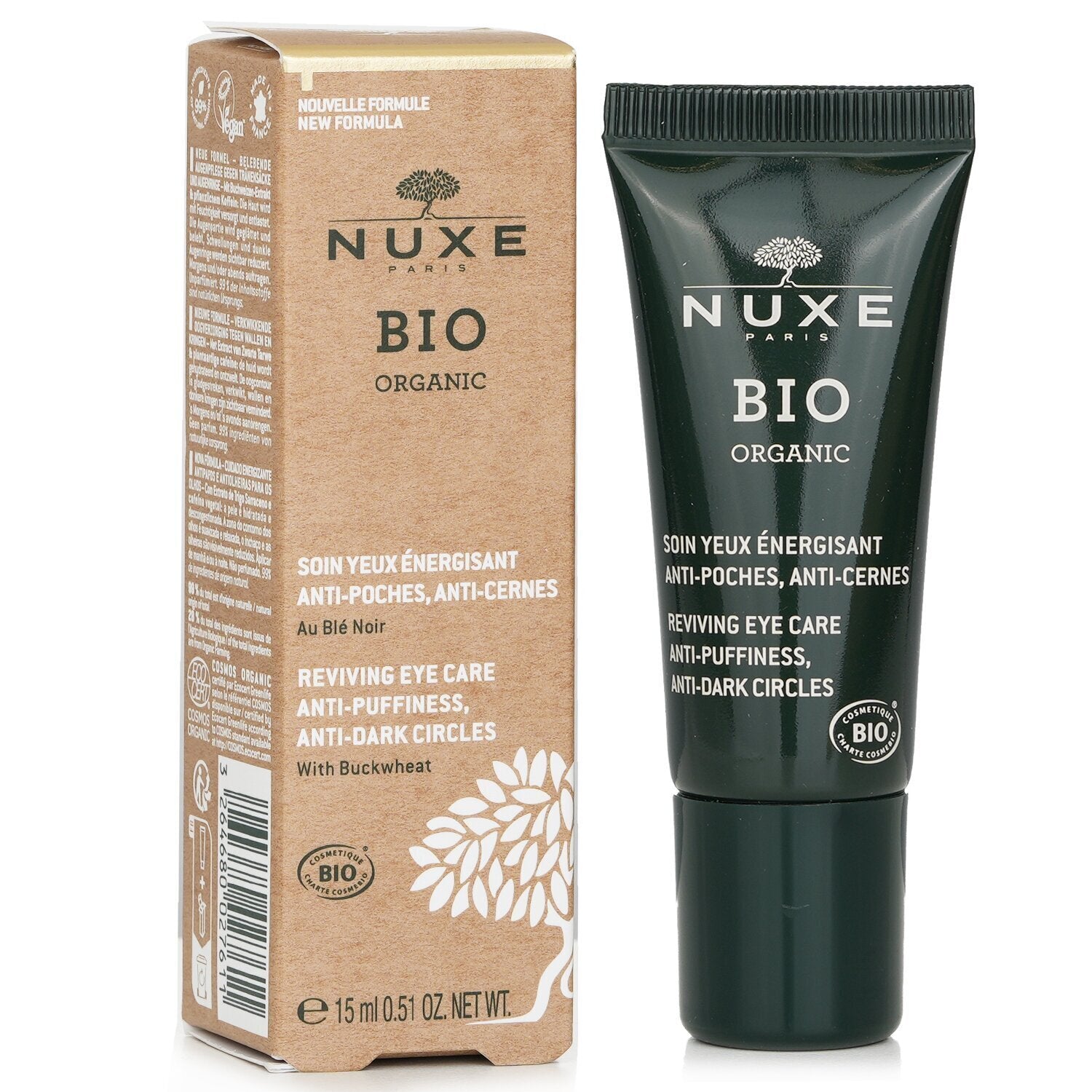 Nuxe Bio Organic Anti-Puffiness, Anti-Dark Circles Reviving Eye Care  15ml/0.51o