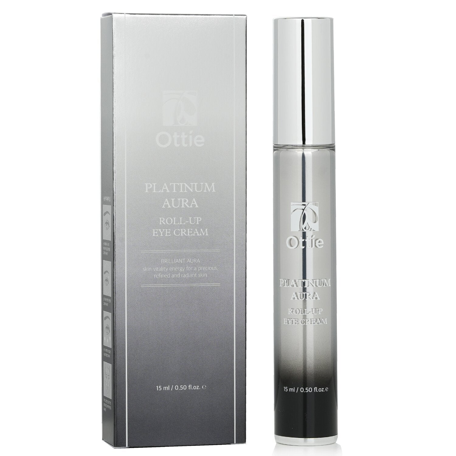 Ottie Platinum Aura Roll Up Eye Cream  15ml/0.5oz