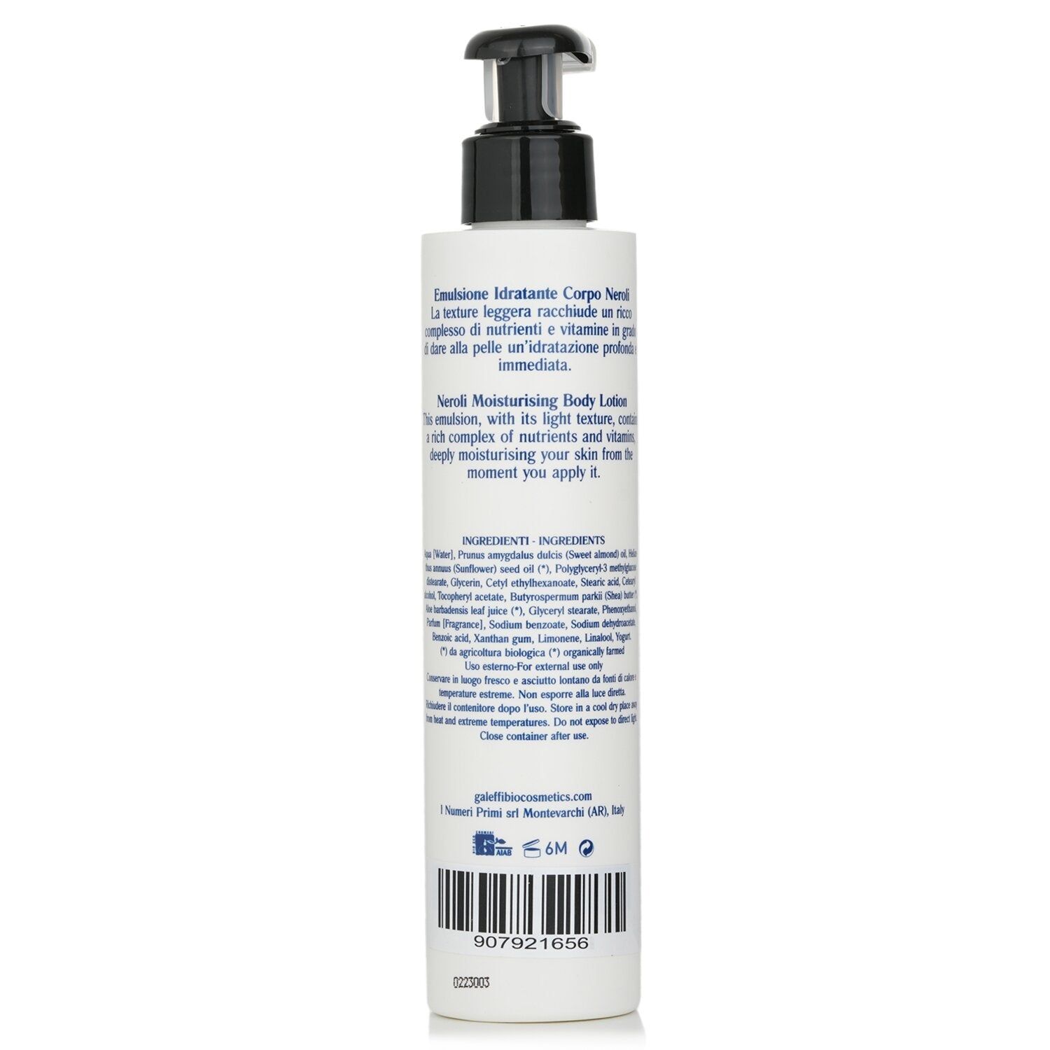 I Numeri Primi N.43 Neroli Moisturising Body Lotion  200ml/8.4oz