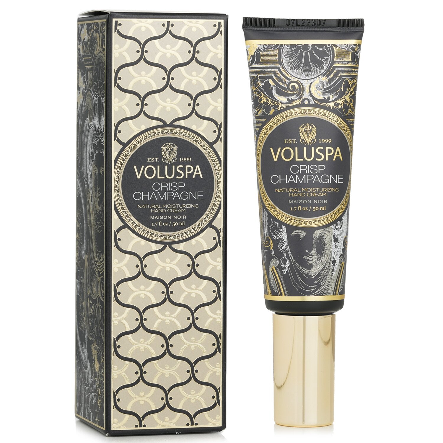 Voluspa Crisp Champagne Natural Moisturizing Hand Cream - Vanilla & Barrel Oak