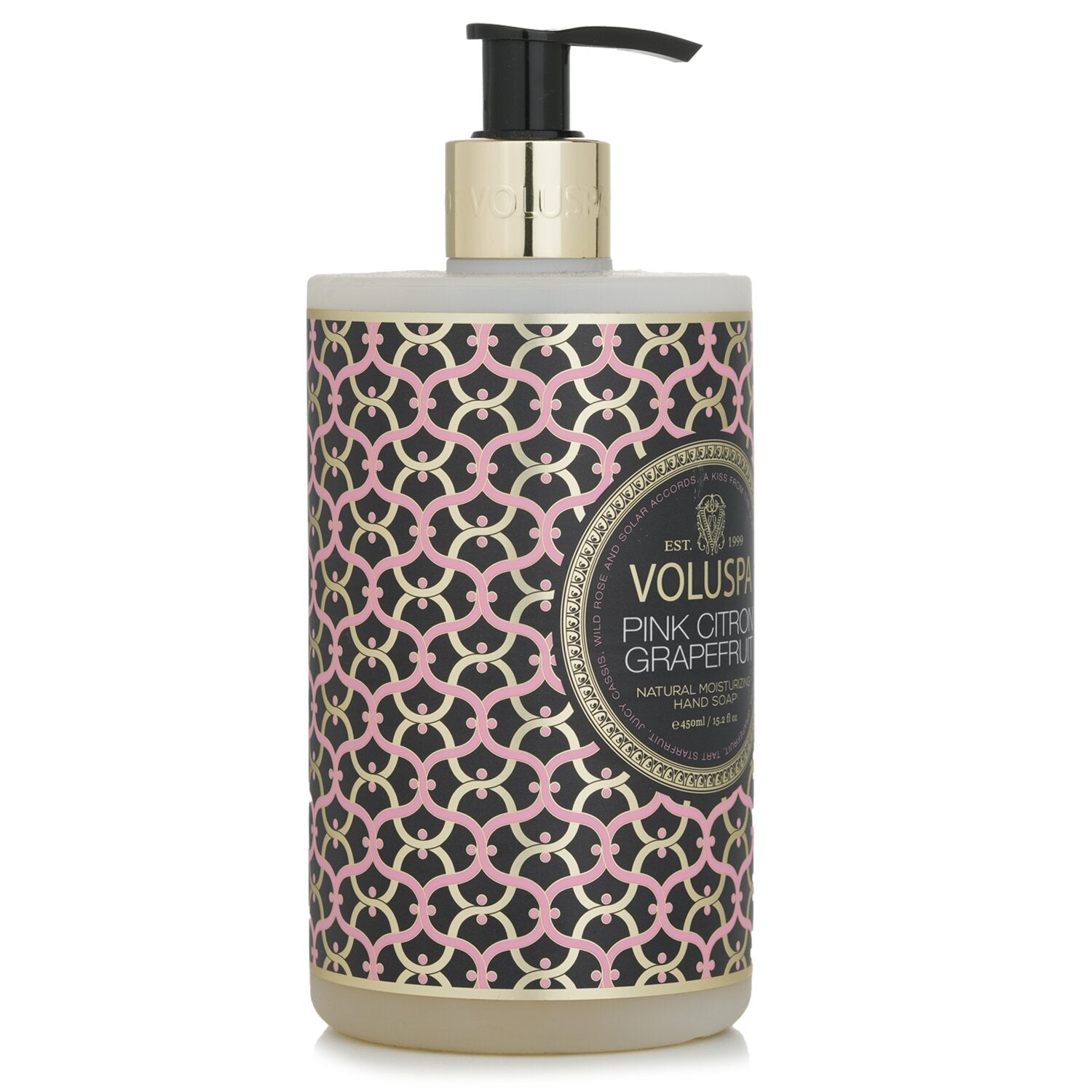 Voluspa Pink Citron Grapefruit Hand Soap - Ripe Citron Grapefruit, Tart Cassis &