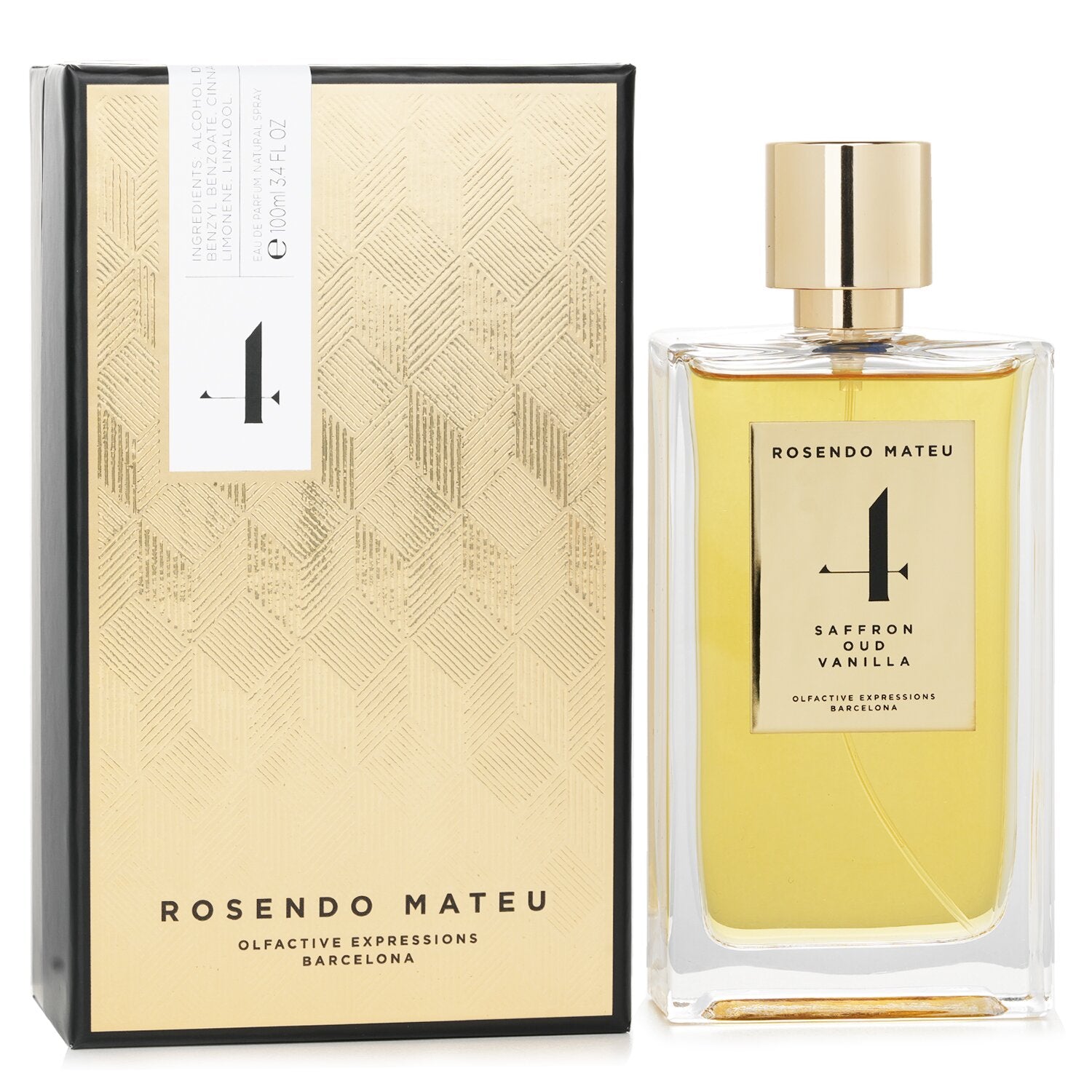 Rosendo Mateu Rosendo Mateu Eau De Parfum Spray #4 Saffron, Oud, Vanilla 100ml/3