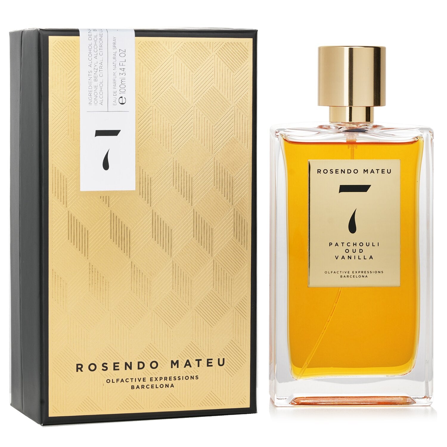 Rosendo Mateu Rosendo Mateu Eau De Parfum Spray #7 Patchouli, Oud, Vanilla 100ml