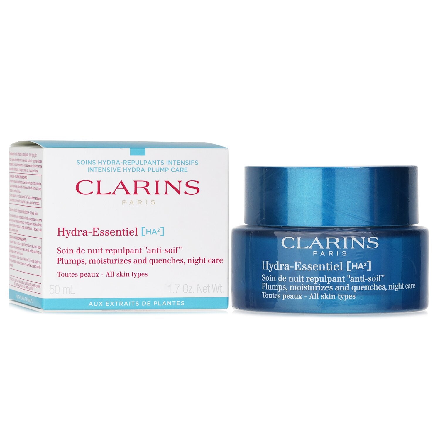 Clarins Hydra-Essentiel [HAË›] Plumps, Moisturizes And Quenches Night Cream (For