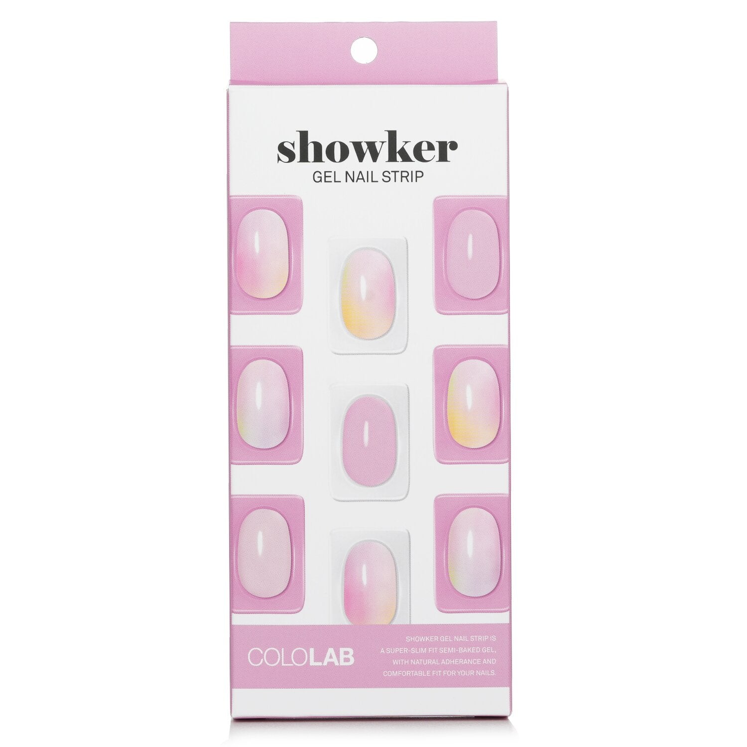 Cololab Showker Gel Nail Strip # CSA111 Spring Marble  1pcs