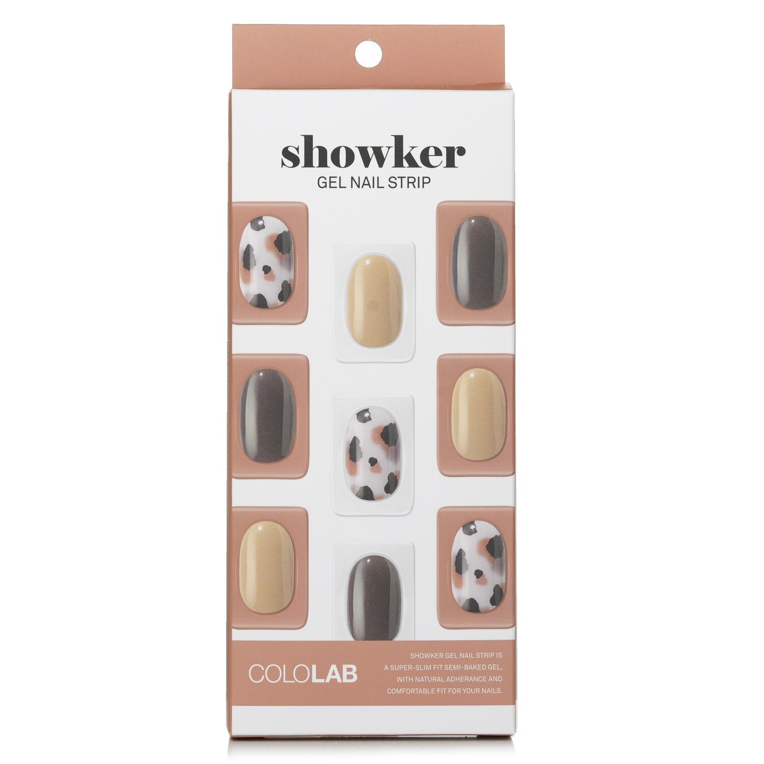 Cololab Showker Gel Nail Strip # CNA202 Like A Tiger  1pcs