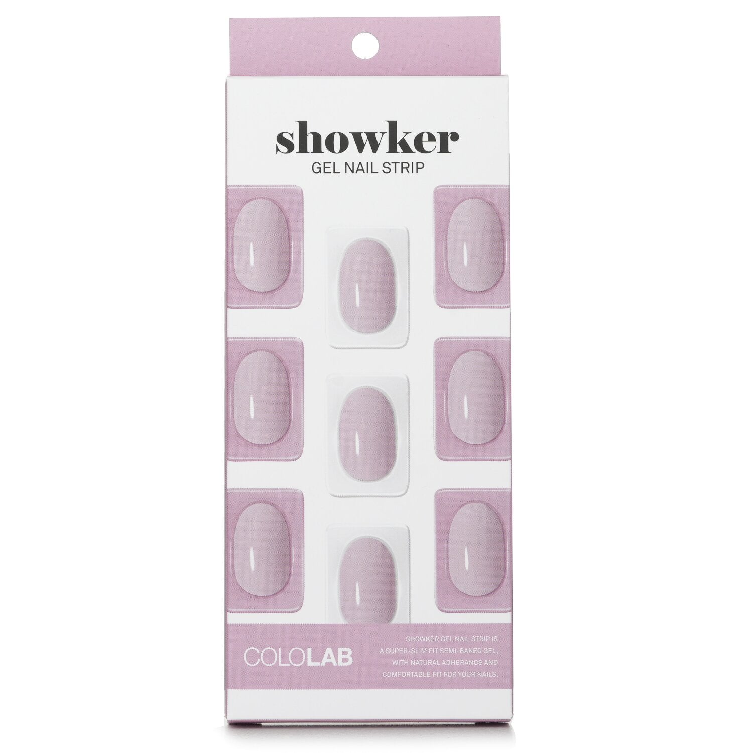 Cololab Showker Gel Nail Strip # CSF311 Lovely Violet  1pcs