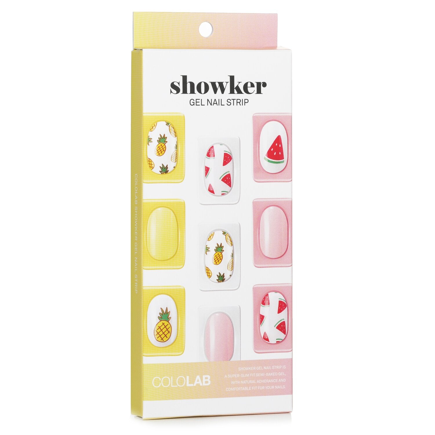 Cololab Showker Gel Nail Strip # CNA604 I'm Fine Watermelon  1pcs