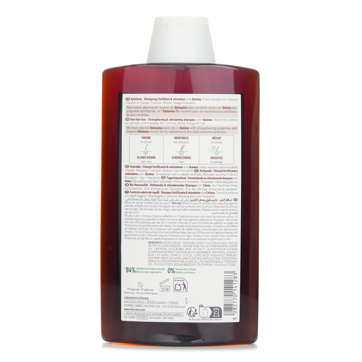 Klorane Strengthening &amp; Stimulating Shampoo with Quinine(Random Packing)