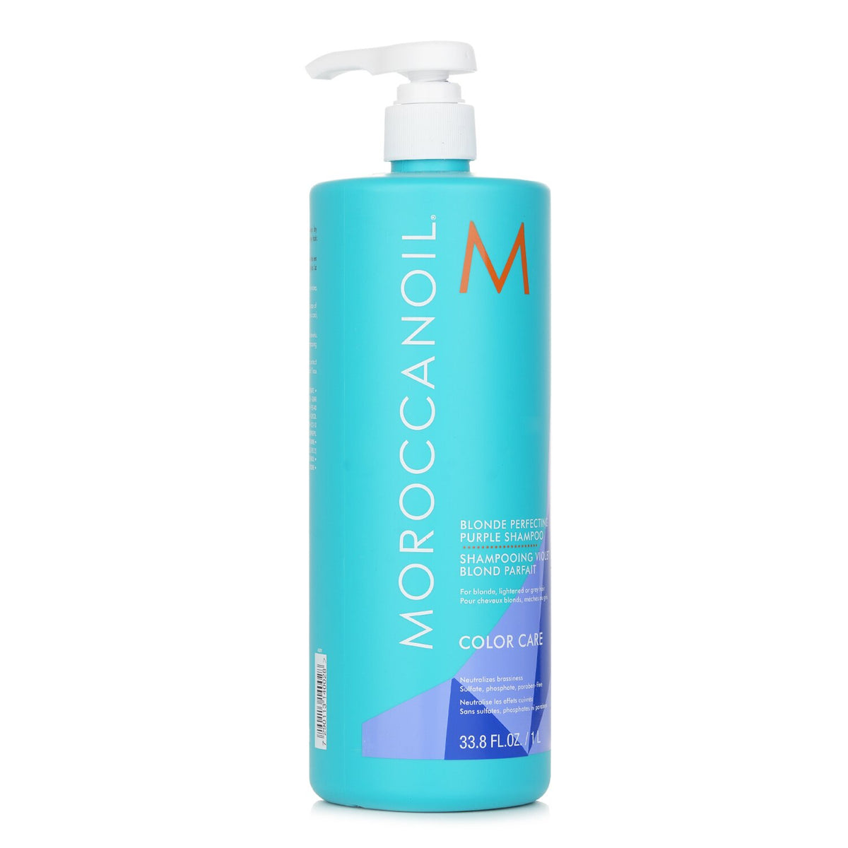 Moroccanoil Blonde Perfecting Purple Shampoo (For Blonde, Lightened Or Grey