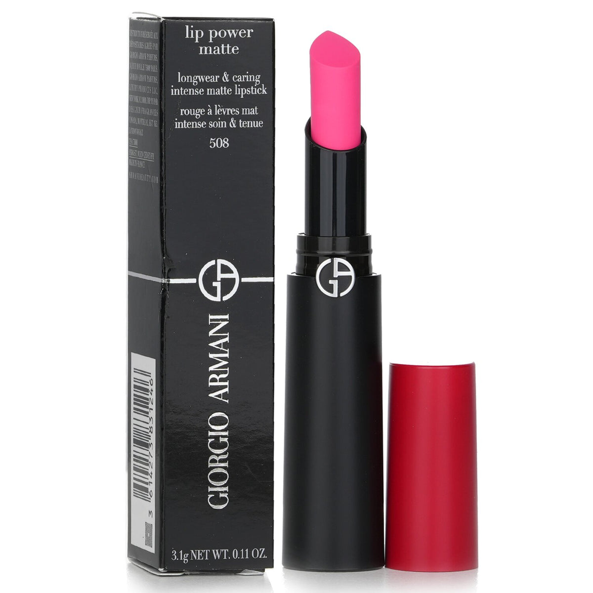 Giorgio Armani Lip Power Matte Longwear &amp; Caring Intense Matte Lipstick - #